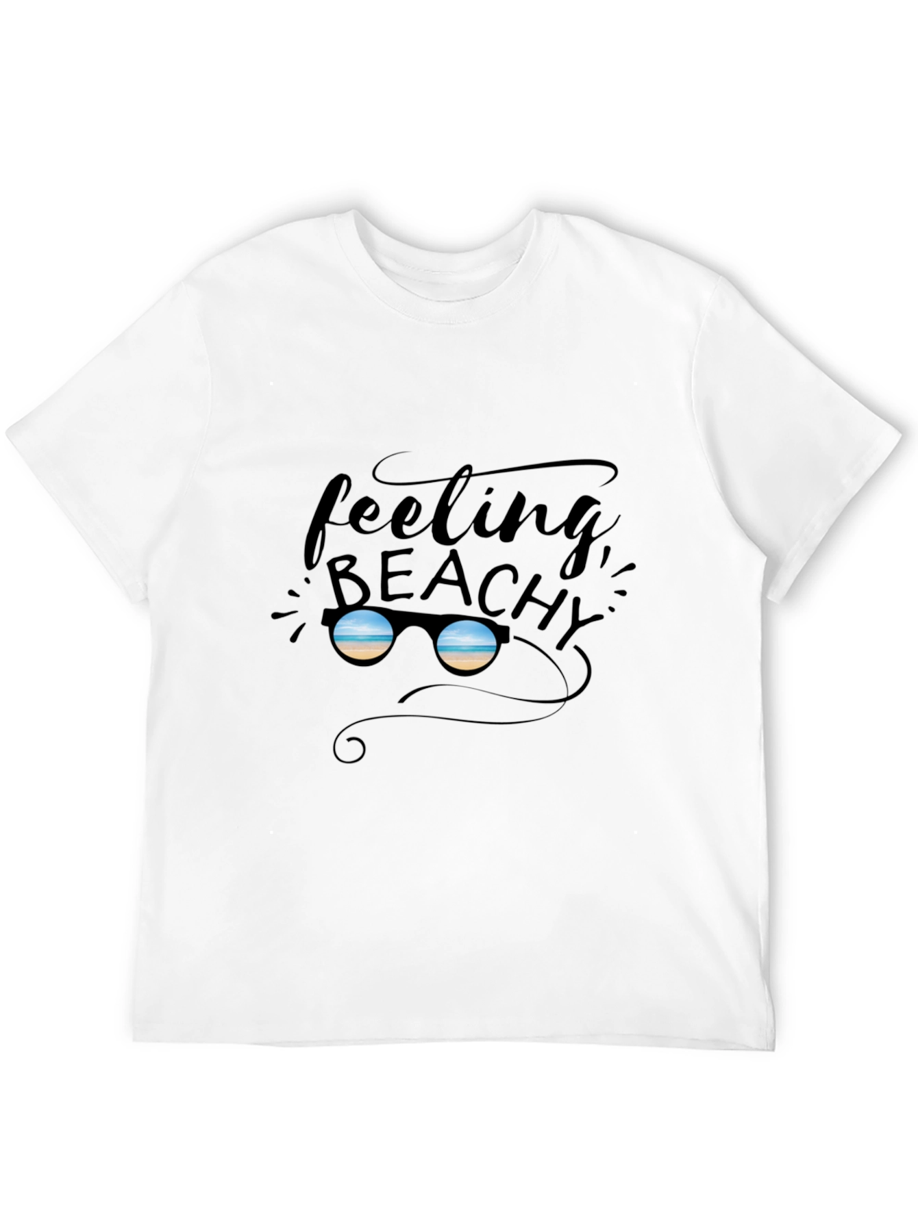 Feeling Beachy Black Graphic Tee