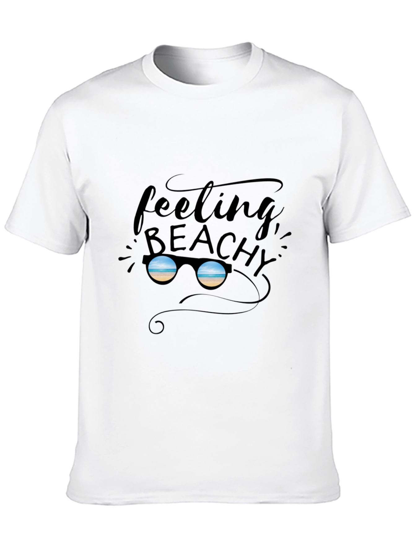 Feeling Beachy Black Graphic Tee