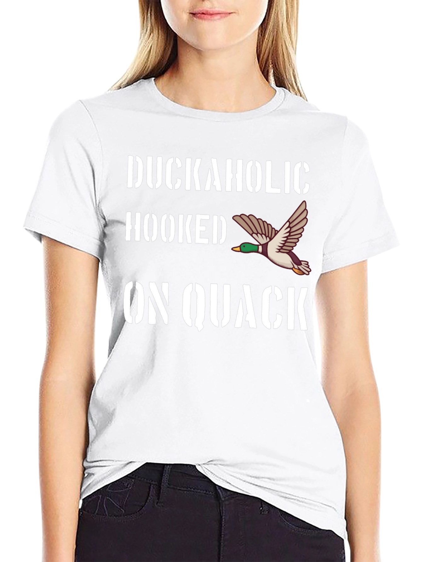 Duckaholic Hooked on Quack Graphic Tee