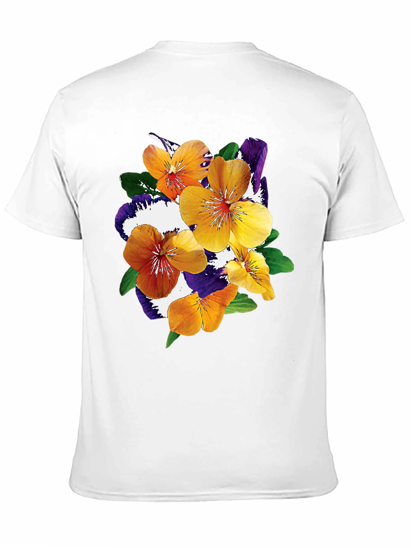 Floral Print Black T-Shirt - Stylish Casual Wear
