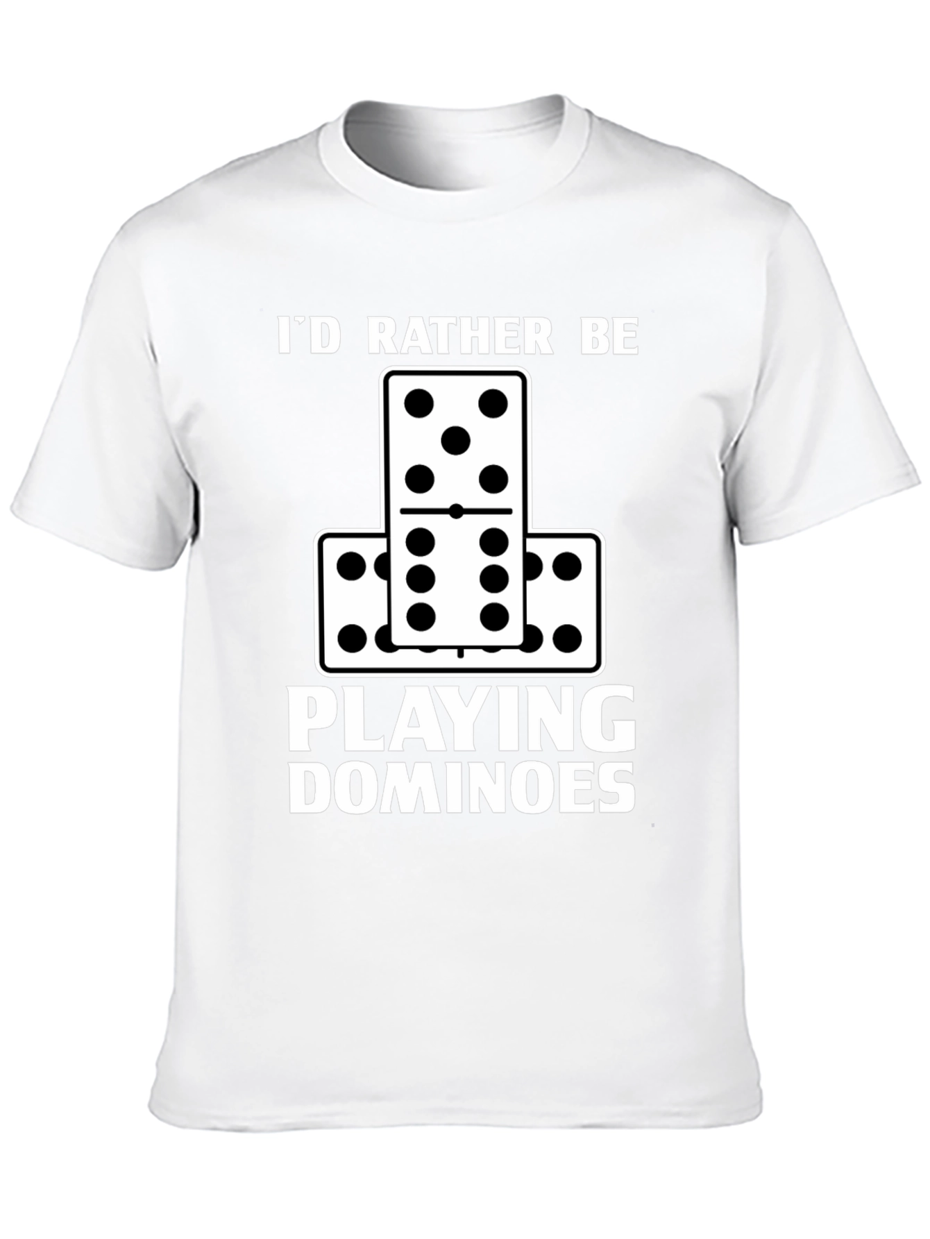 Id Rather Be Playing Dominoes T-Shirt