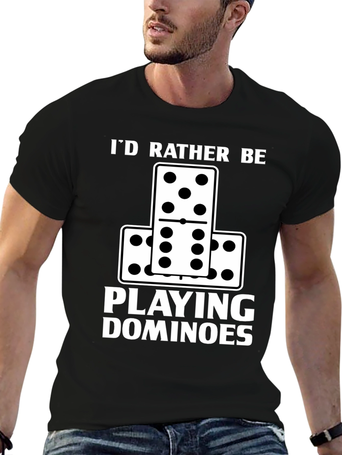 Id Rather Be Playing Dominoes T-Shirt