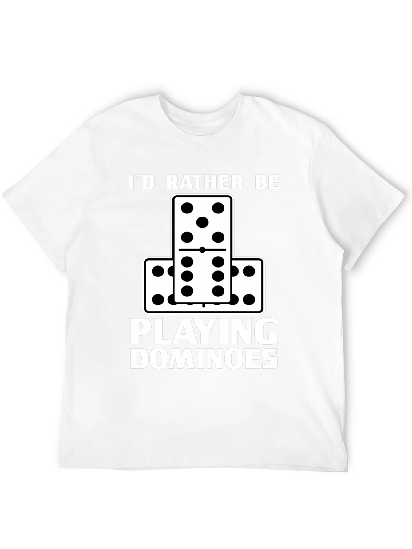 Id Rather Be Playing Dominoes T-Shirt