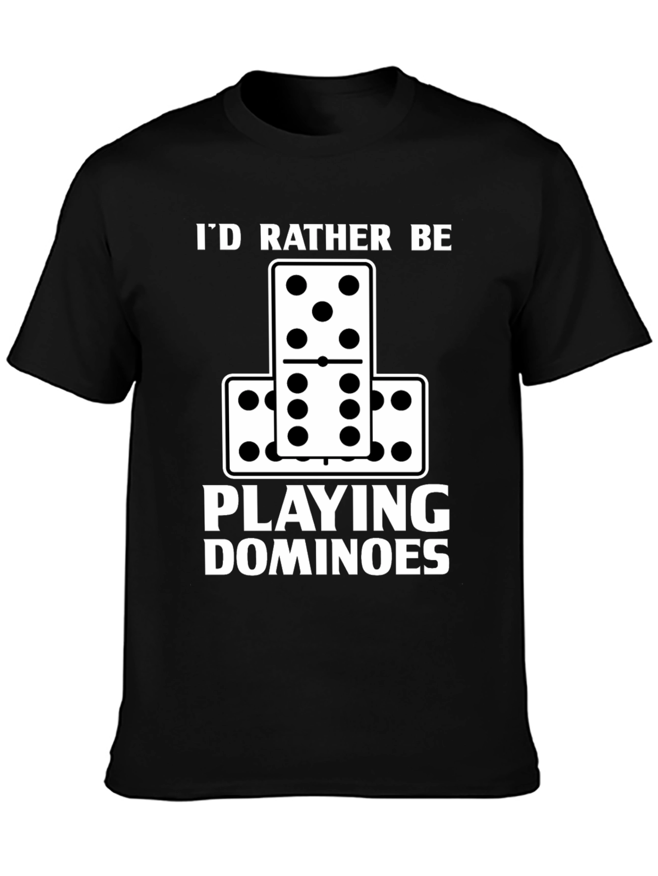 Id Rather Be Playing Dominoes T-Shirt