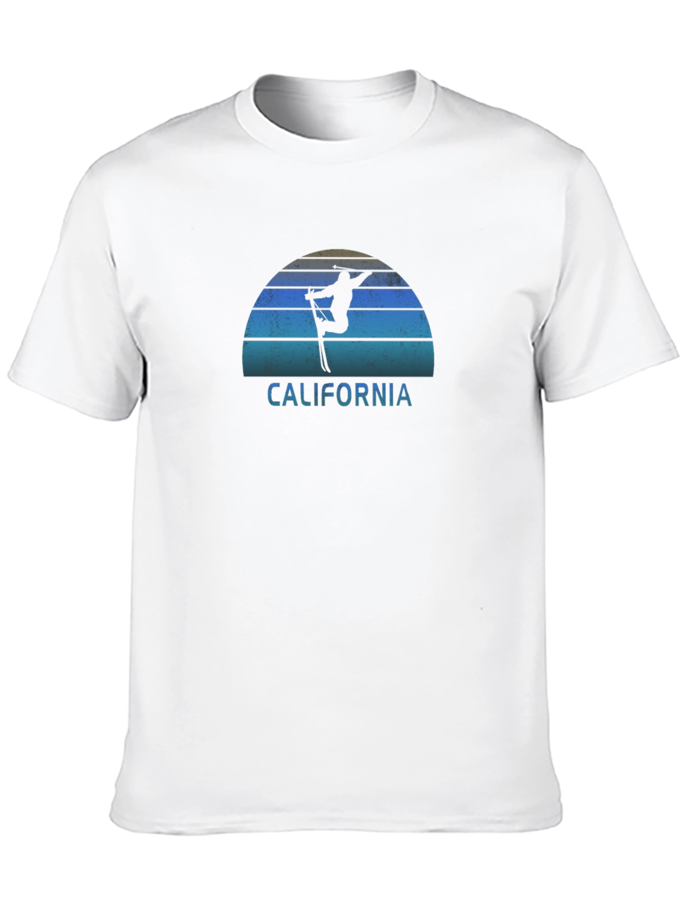California Skiing Sunset T-Shirt