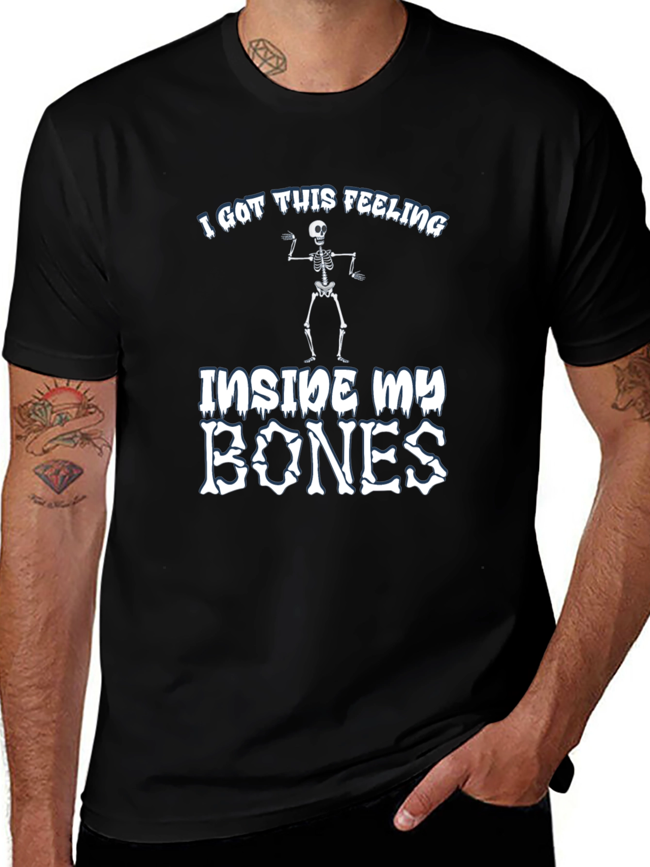 I Got This Feeling Skeleton Graphic T-Shirt