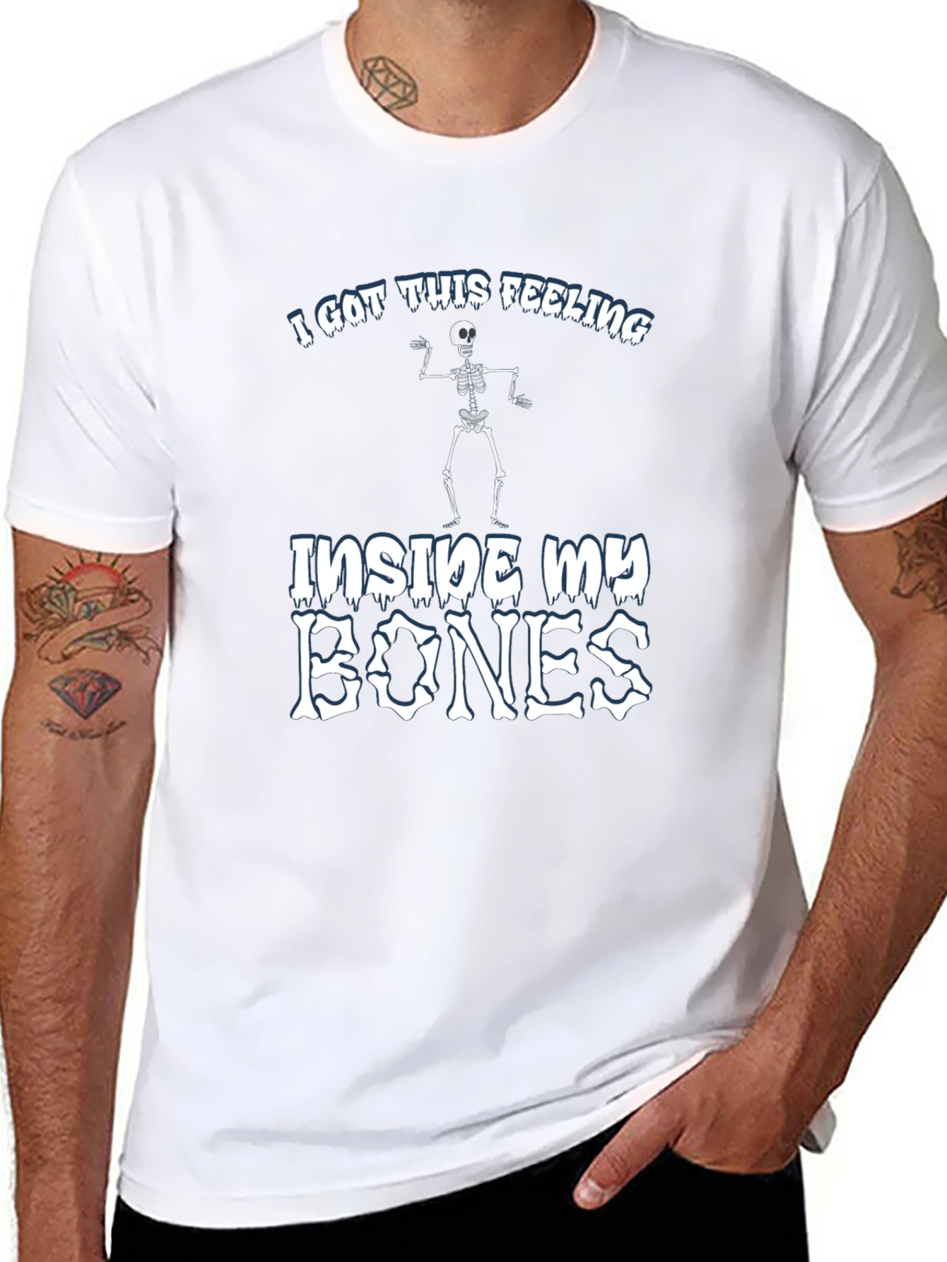 I Got This Feeling Skeleton Graphic T-Shirt