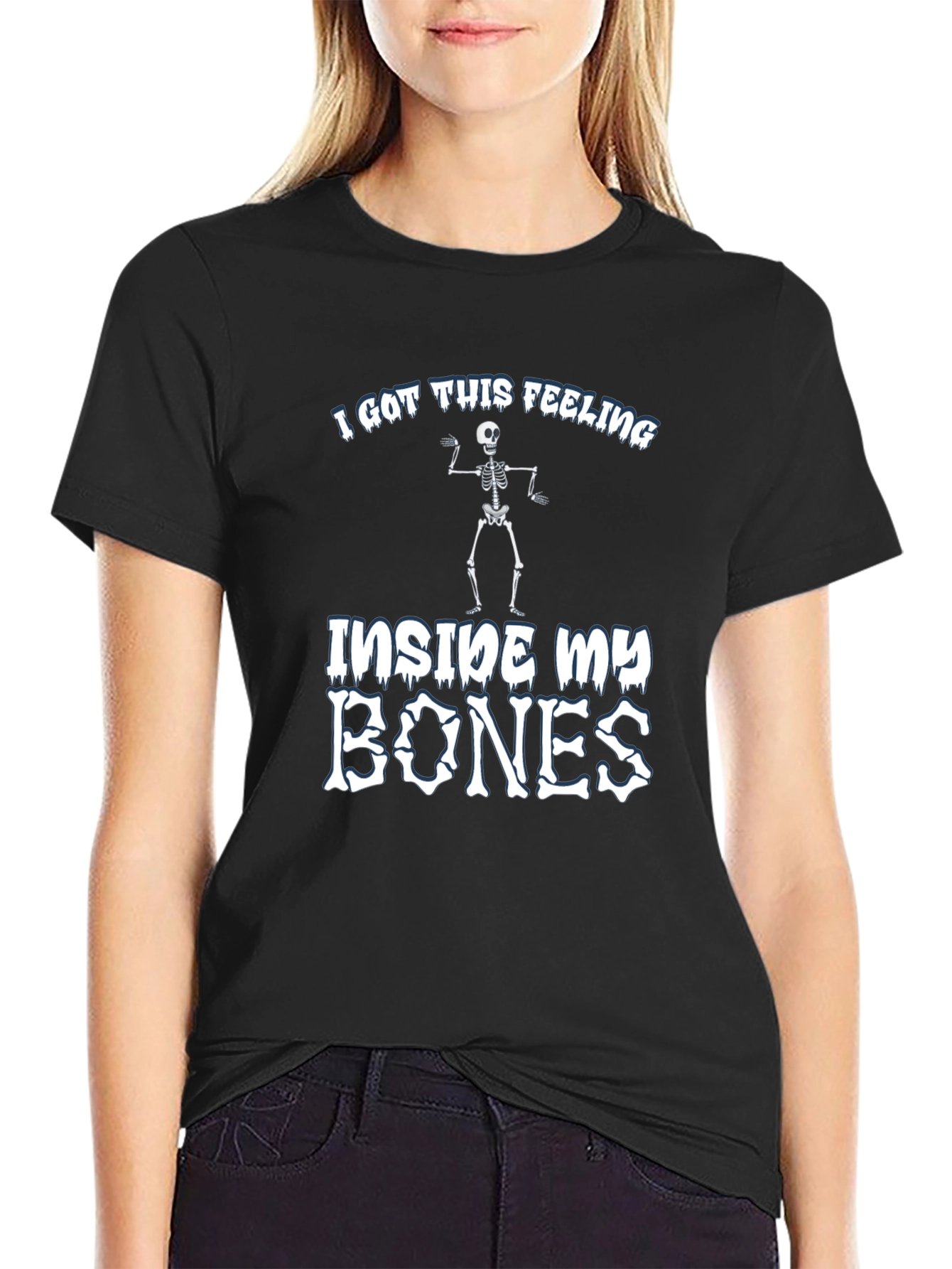 I Got This Feeling Skeleton Graphic T-Shirt