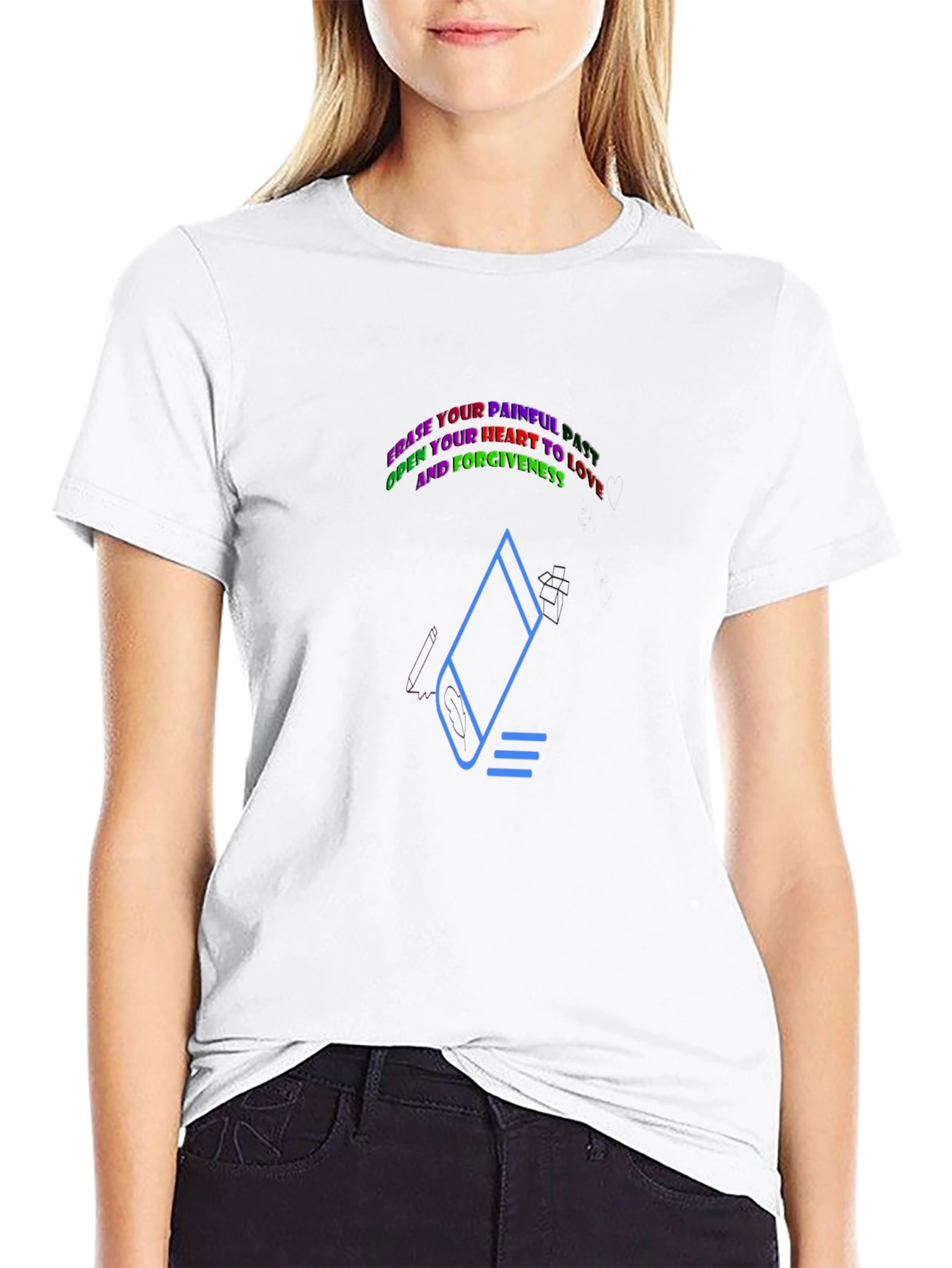 Motivational Erase Pain Graphic Tee