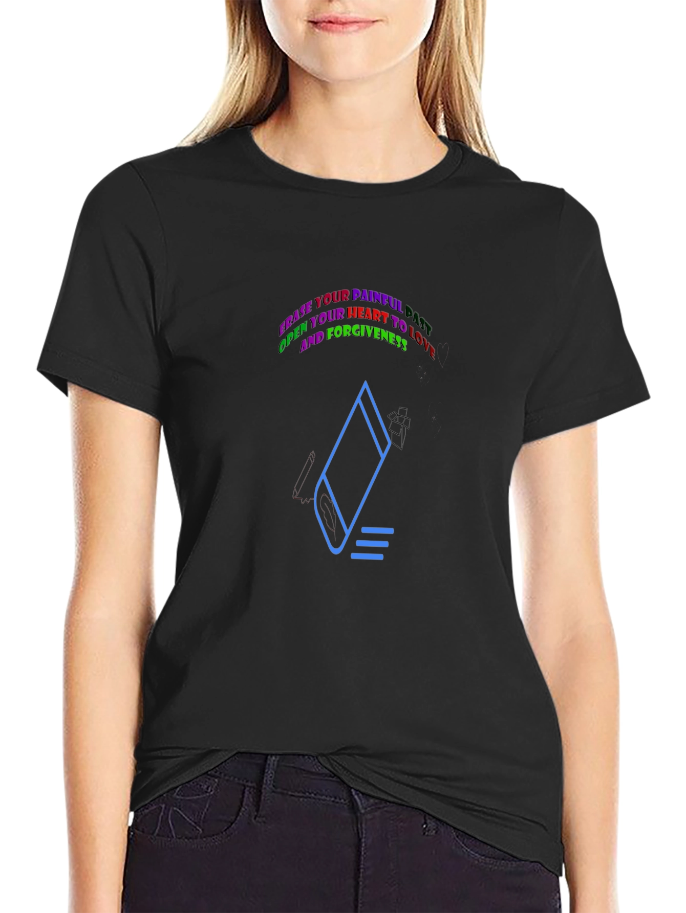 Motivational Erase Pain Graphic Tee