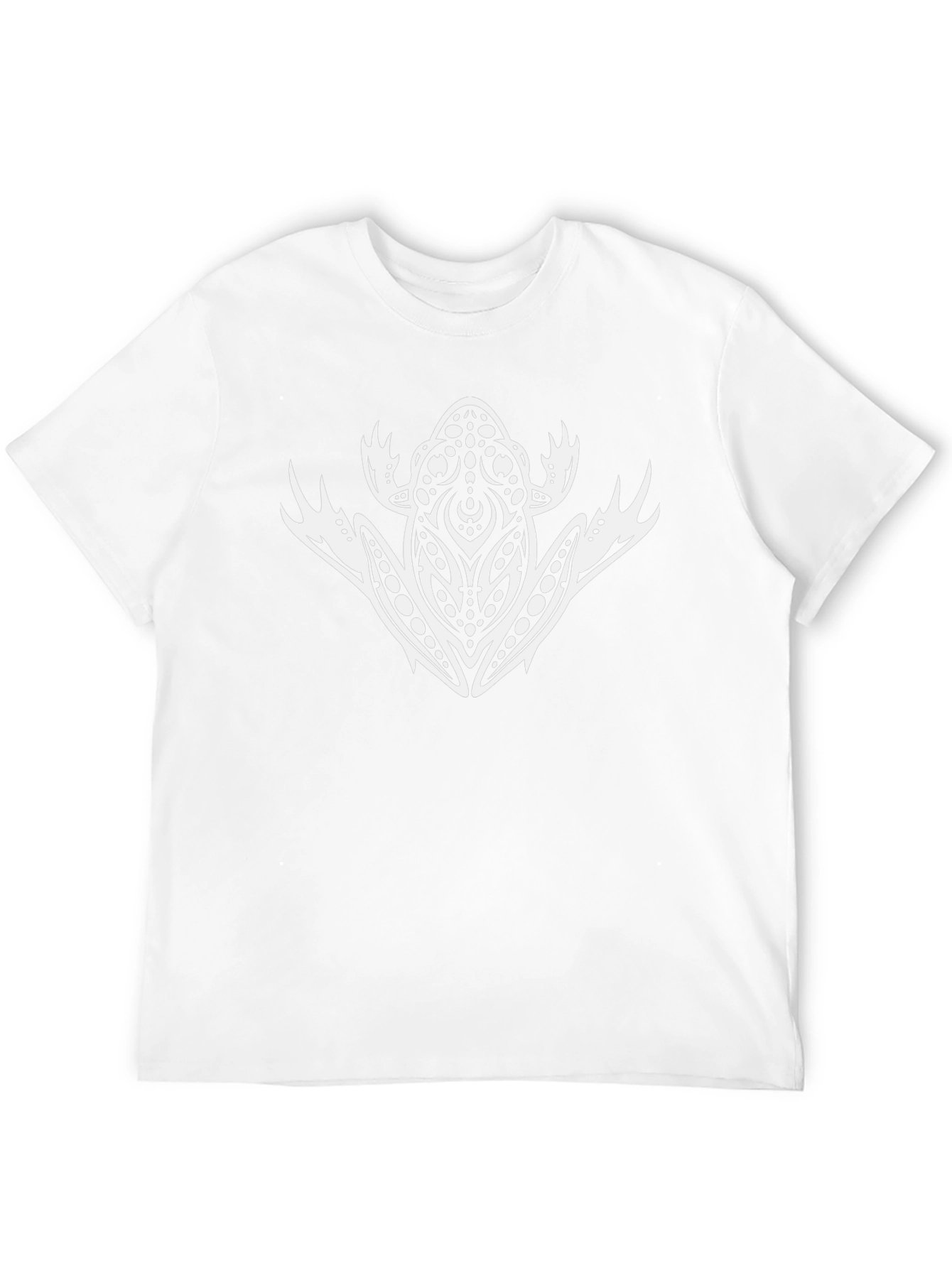 Tribal Frog Graphic Tee - Black