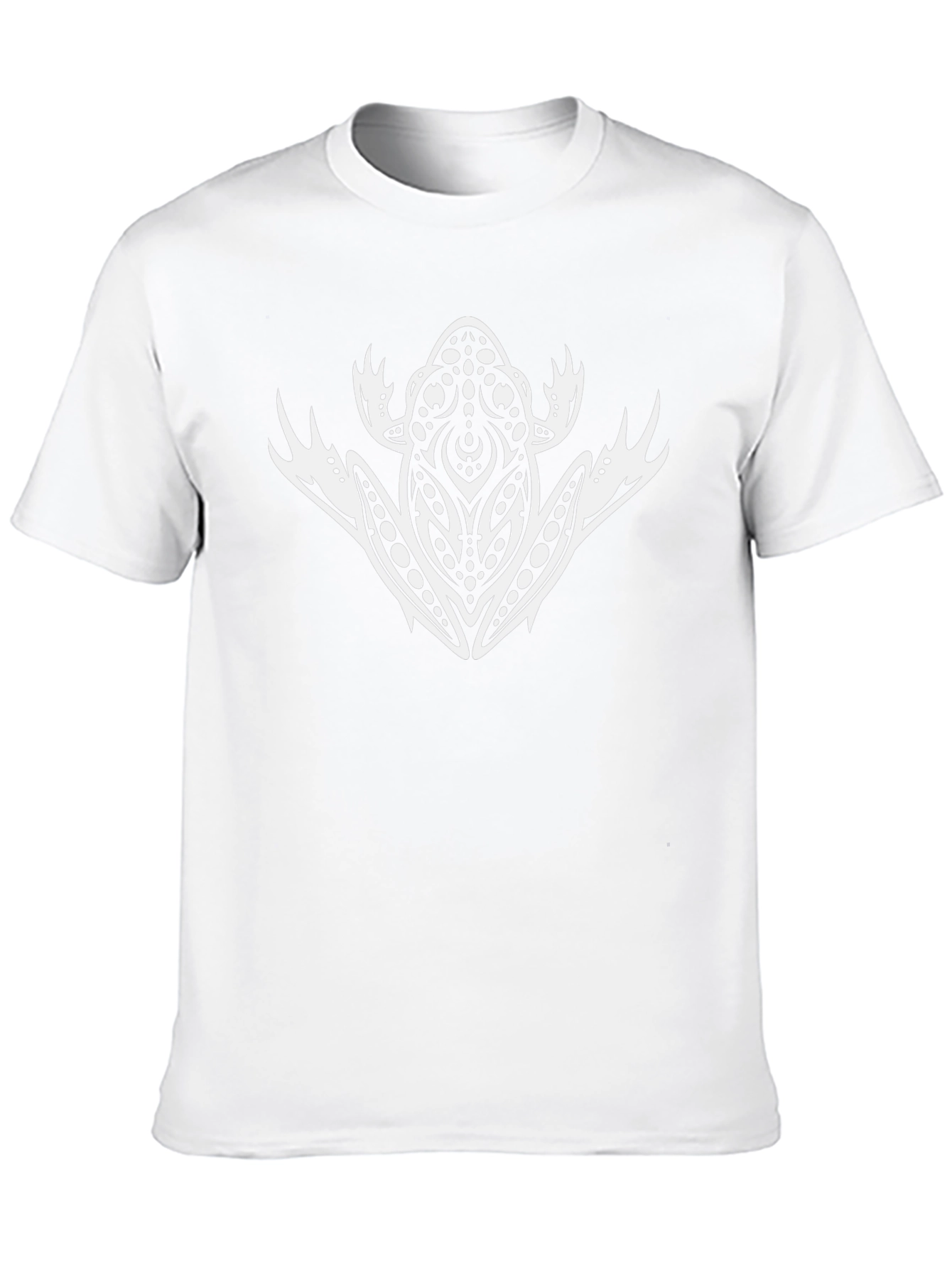 Tribal Frog Graphic Tee - Black