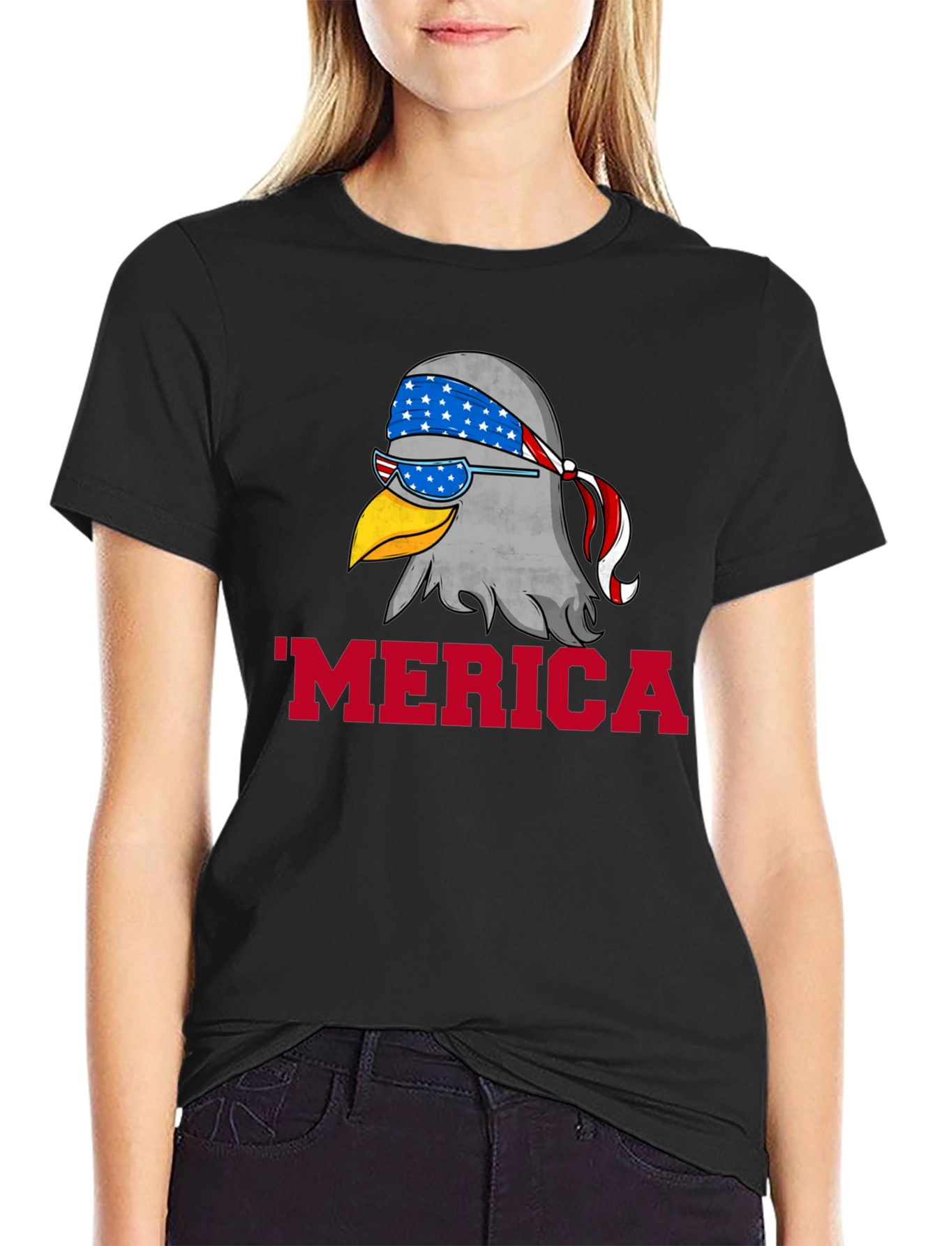 Patriotic Eagle Merica T-Shirt