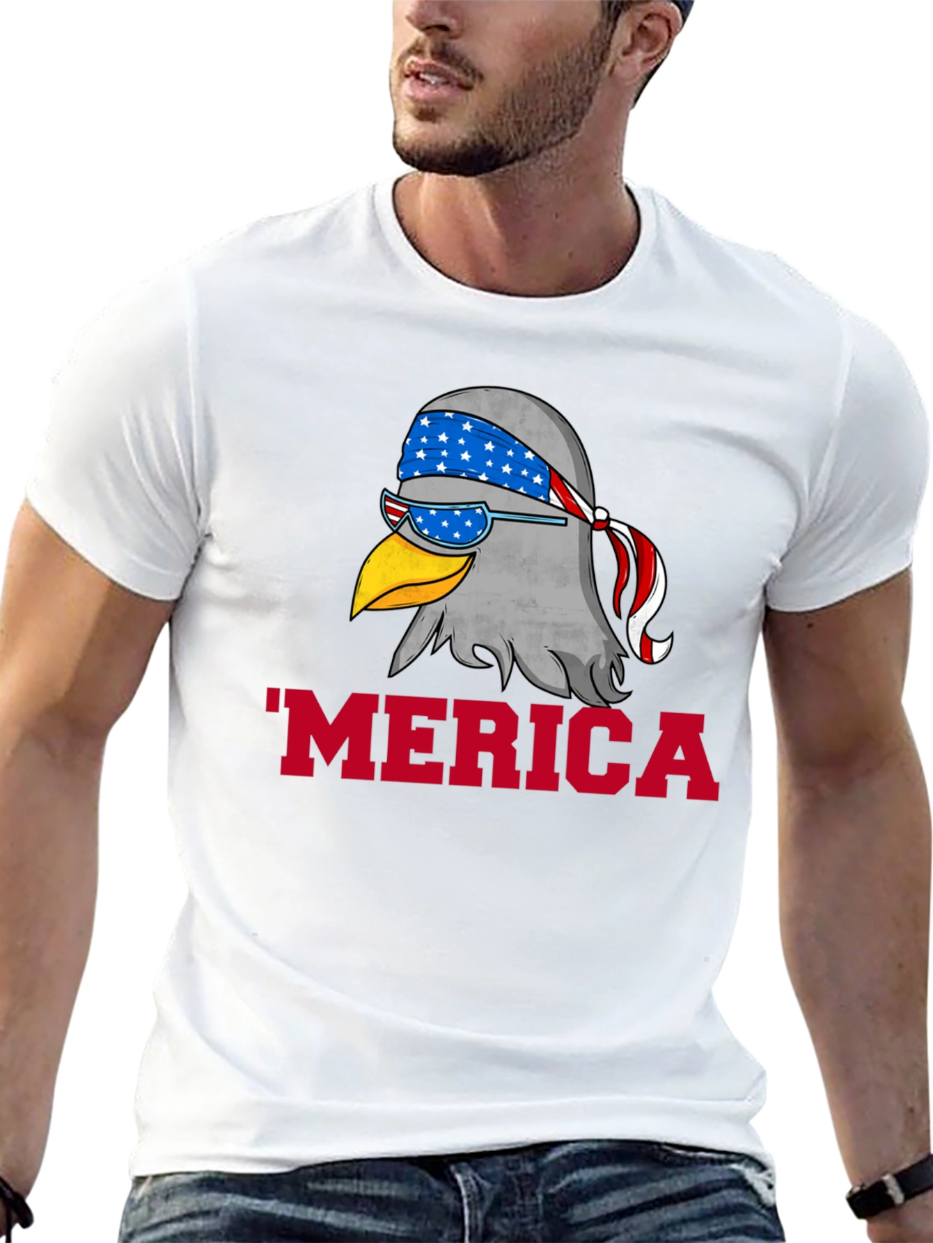 Patriotic Eagle Merica T-Shirt