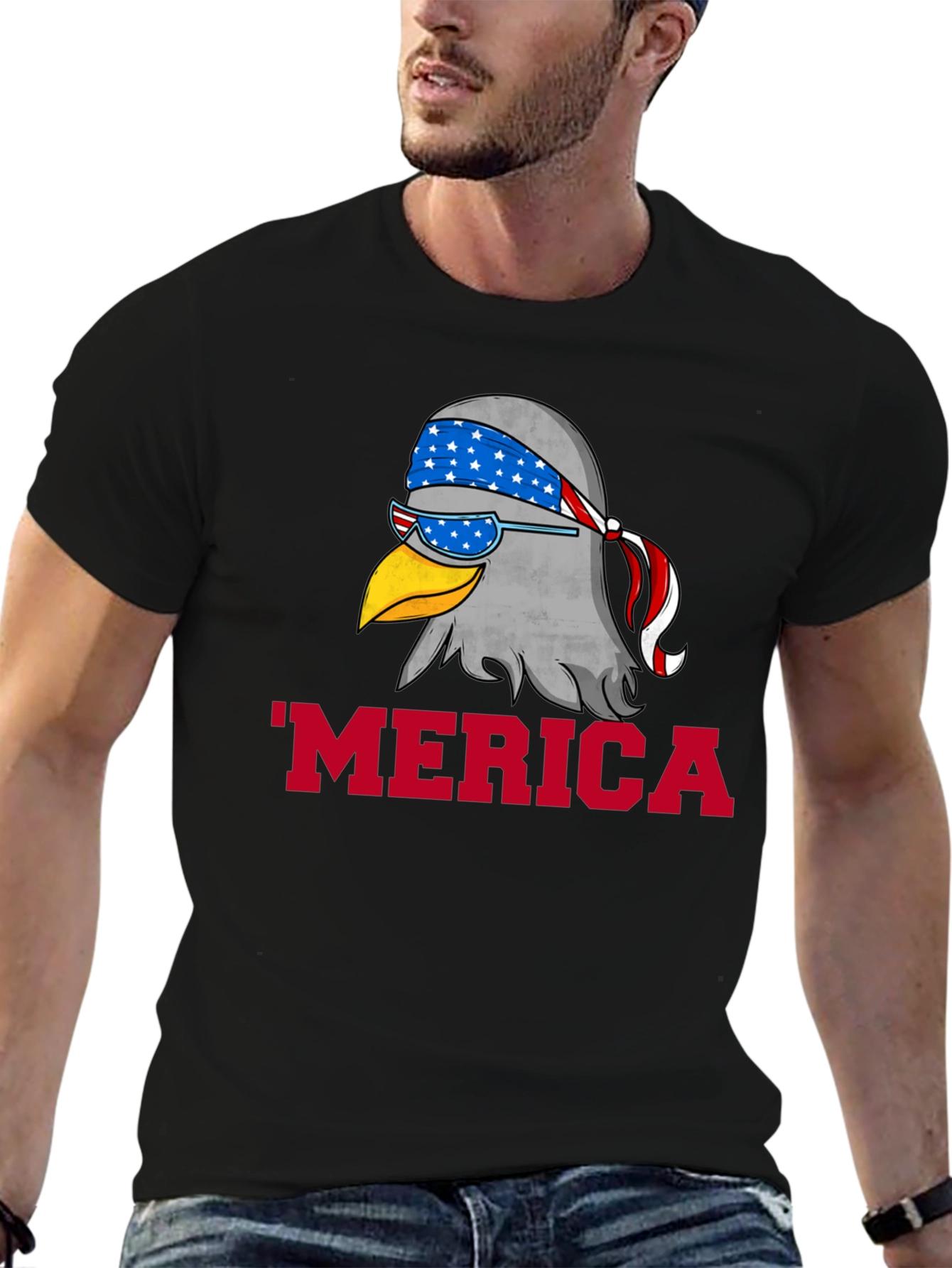 Patriotic Eagle Merica T-Shirt