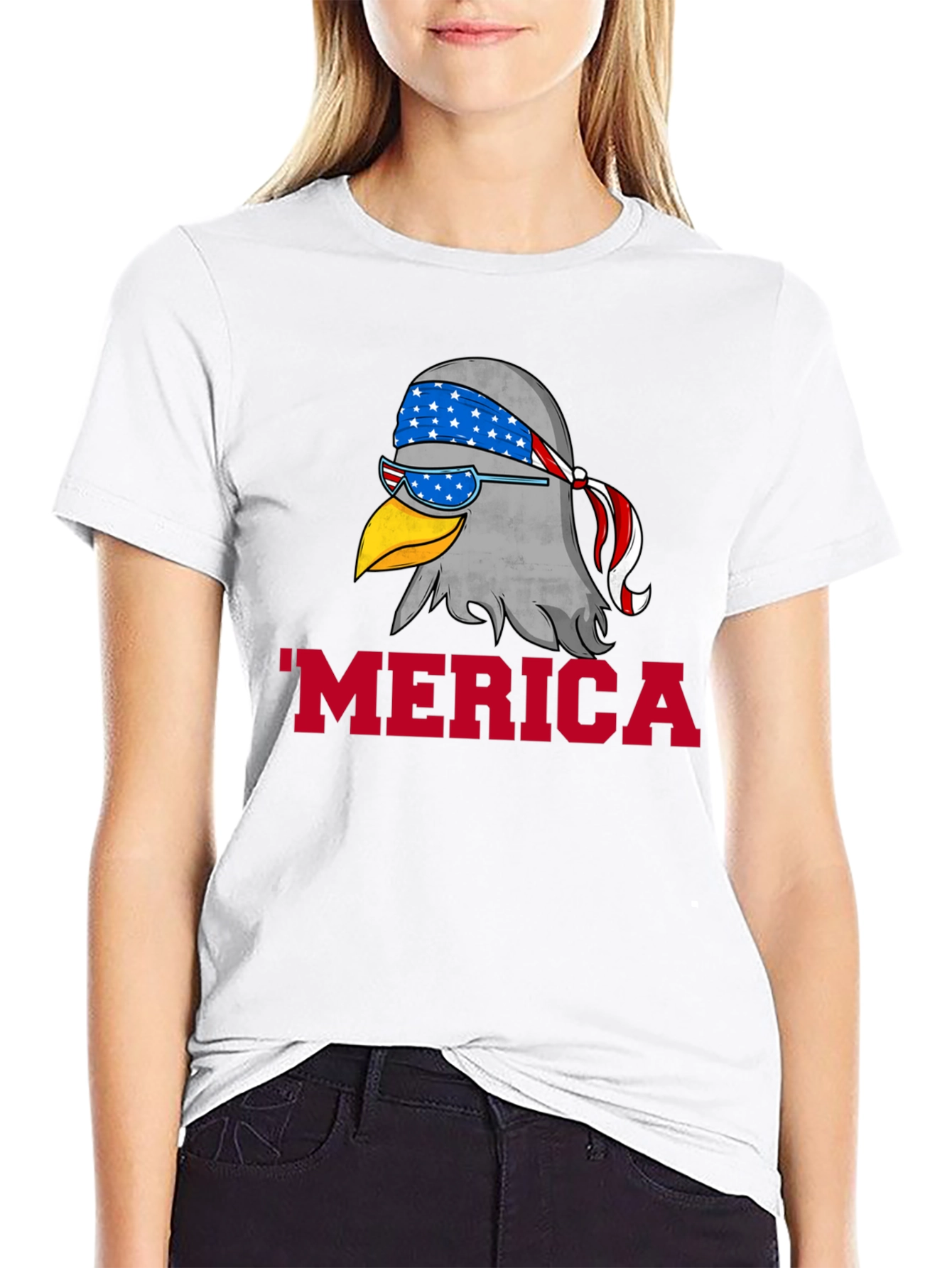 Patriotic Eagle Merica T-Shirt