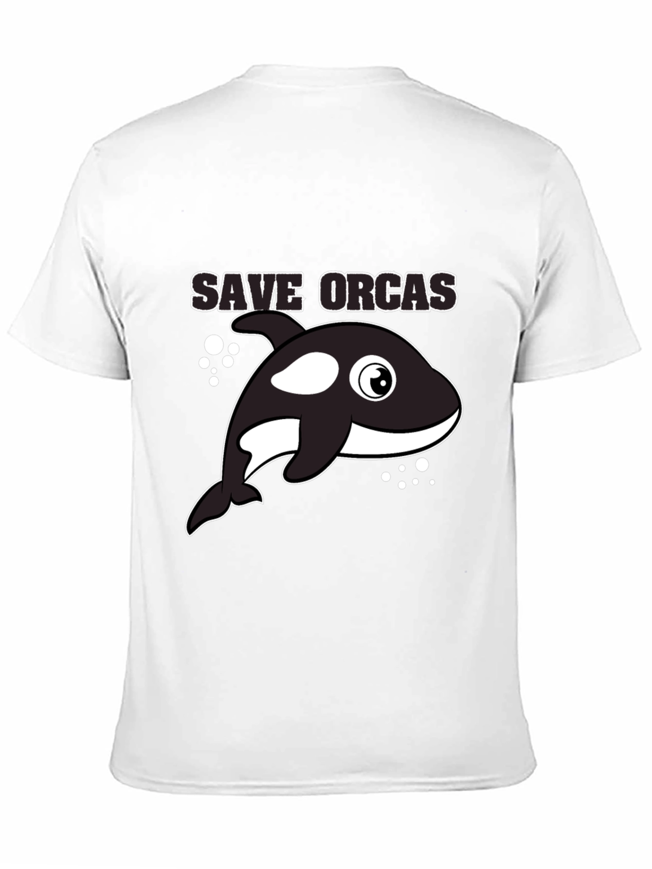 Save Orcas Black T-Shirt