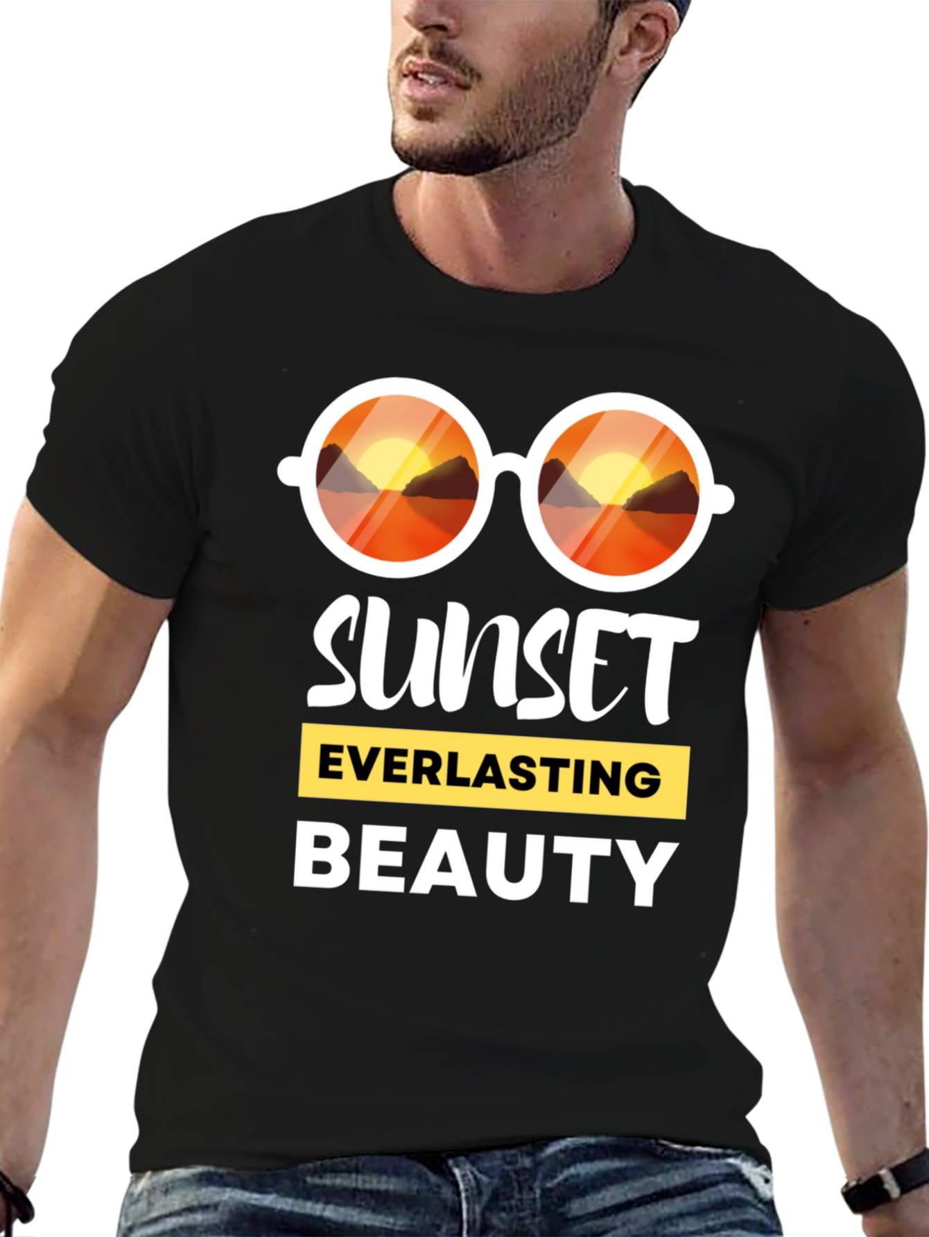 Sunset Beauty Graphic T-Shirt