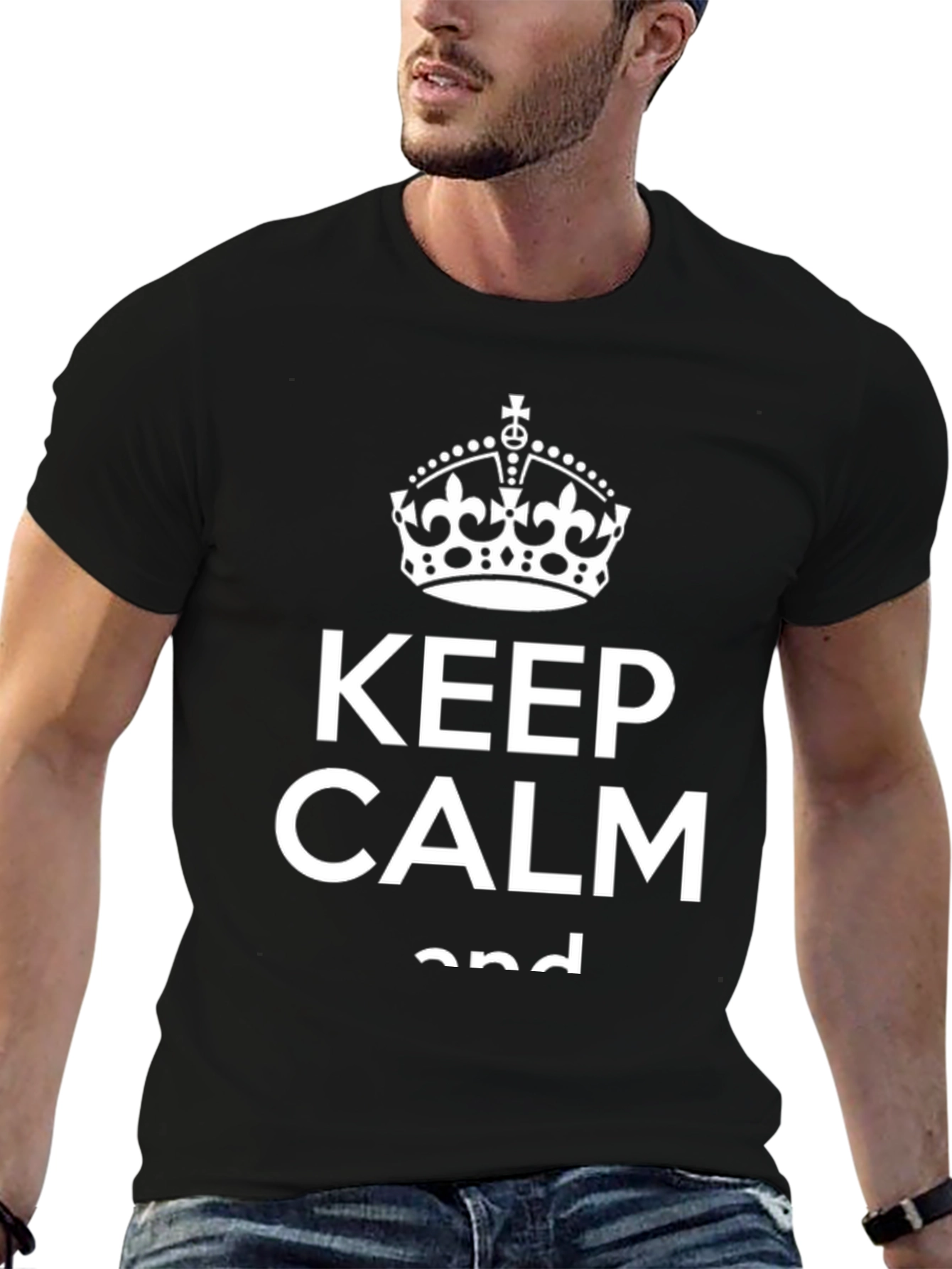 Keep Calm and Carry On Graphic T-Shirt
