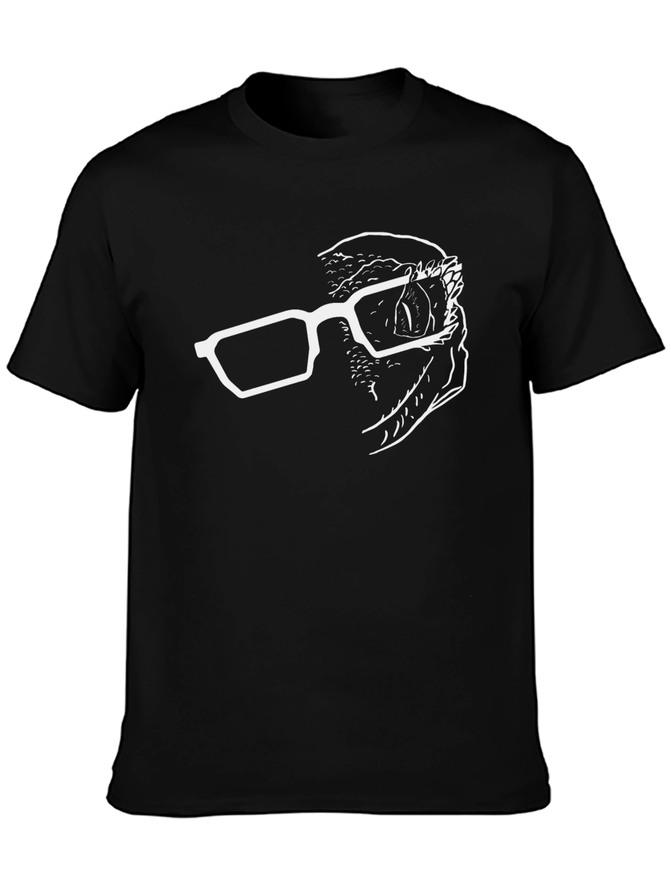 Gecko Glasses Graphic Tee - Black