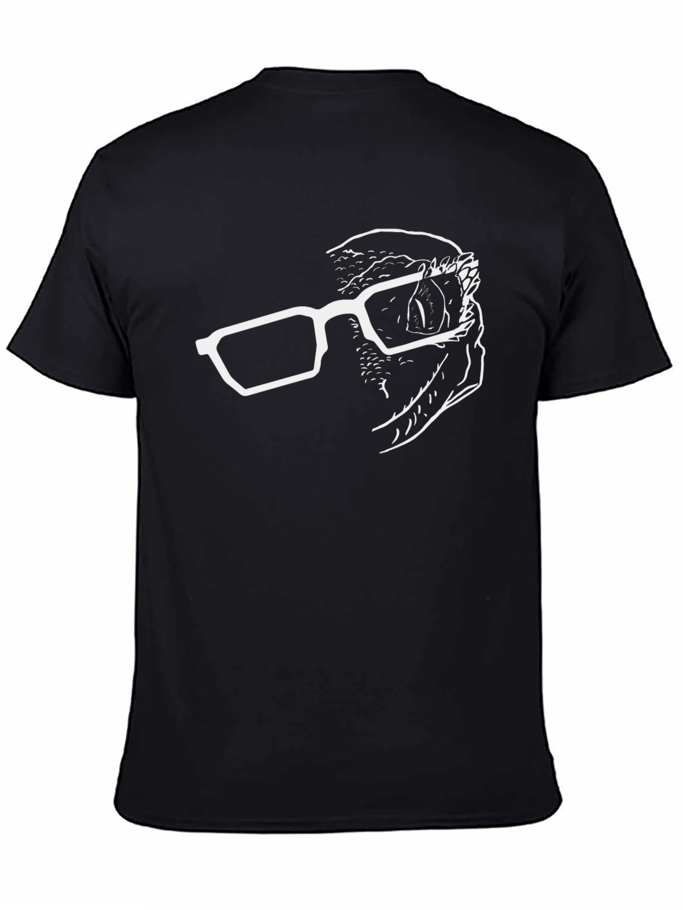 Gecko Glasses Graphic Tee - Black