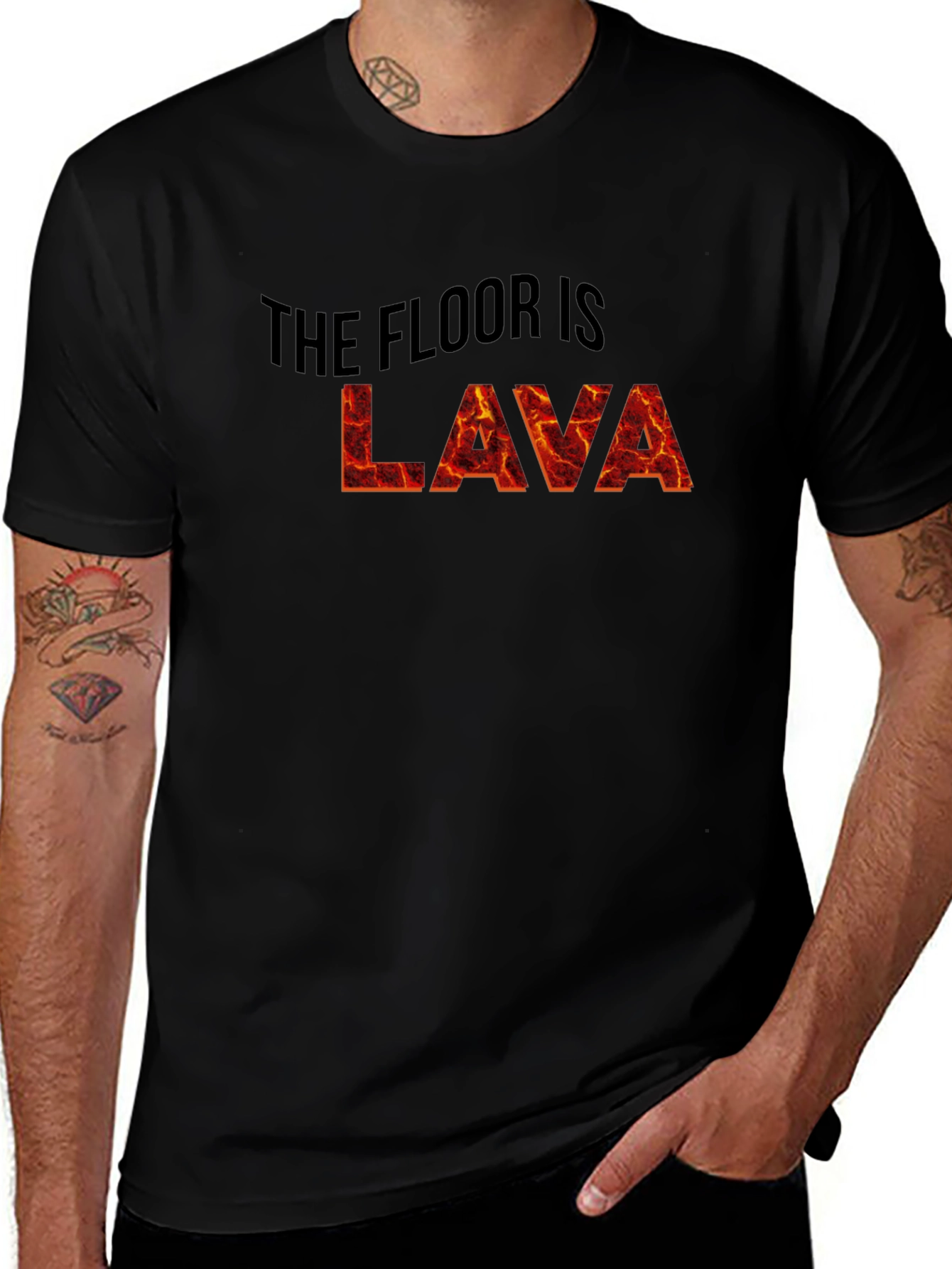 The Floor is Lava Graphic T-Shirt