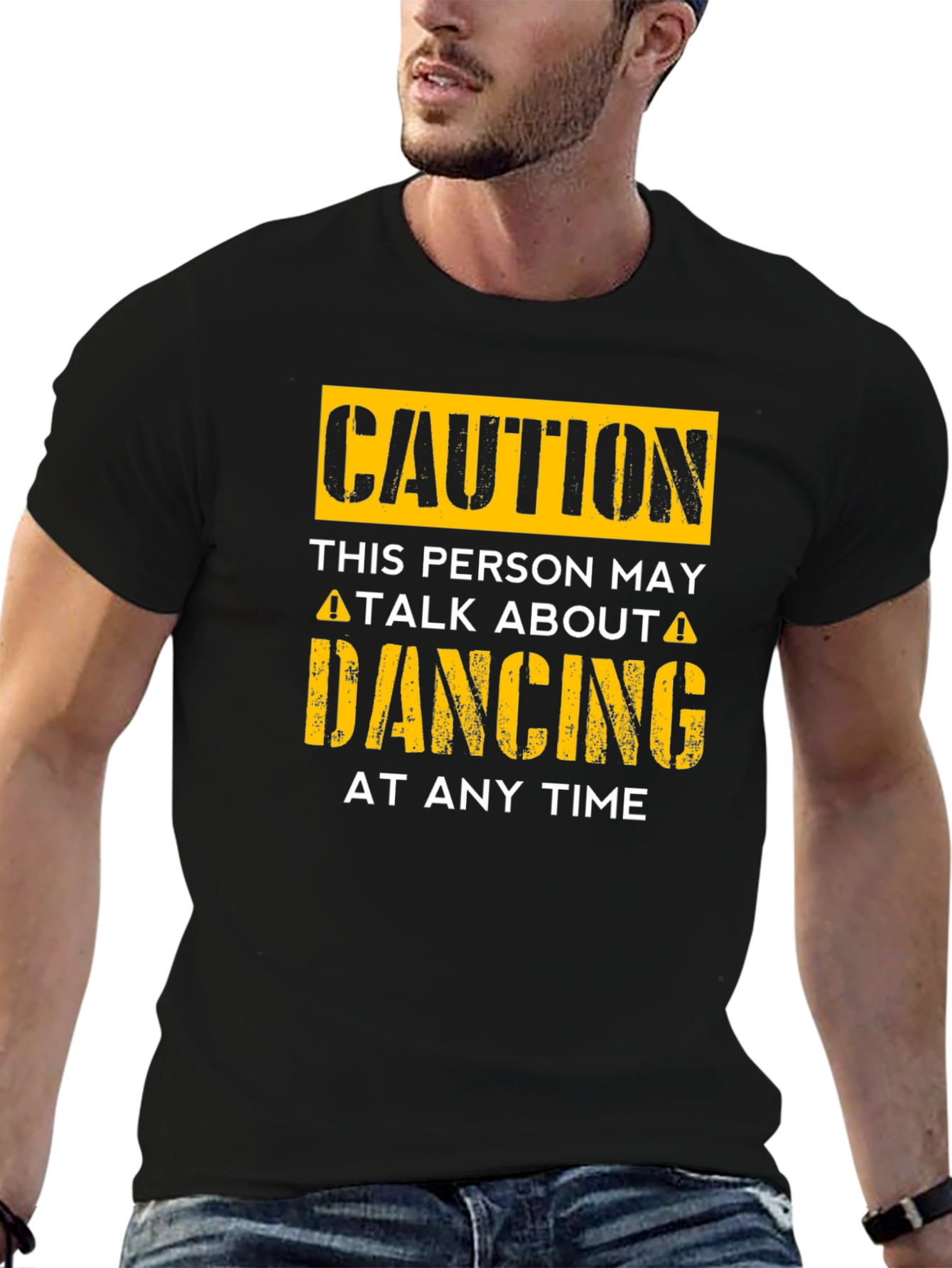 Caution Dancing T-Shirt - Funny Dance Lover Tee