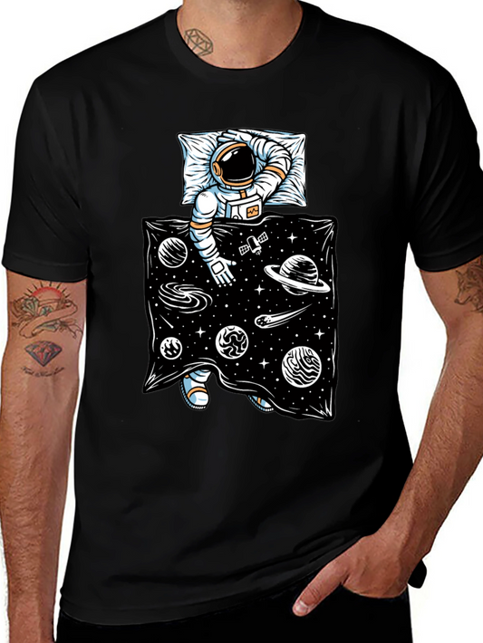 Astronaut in Space Bed T-Shirt - Relax in Style!