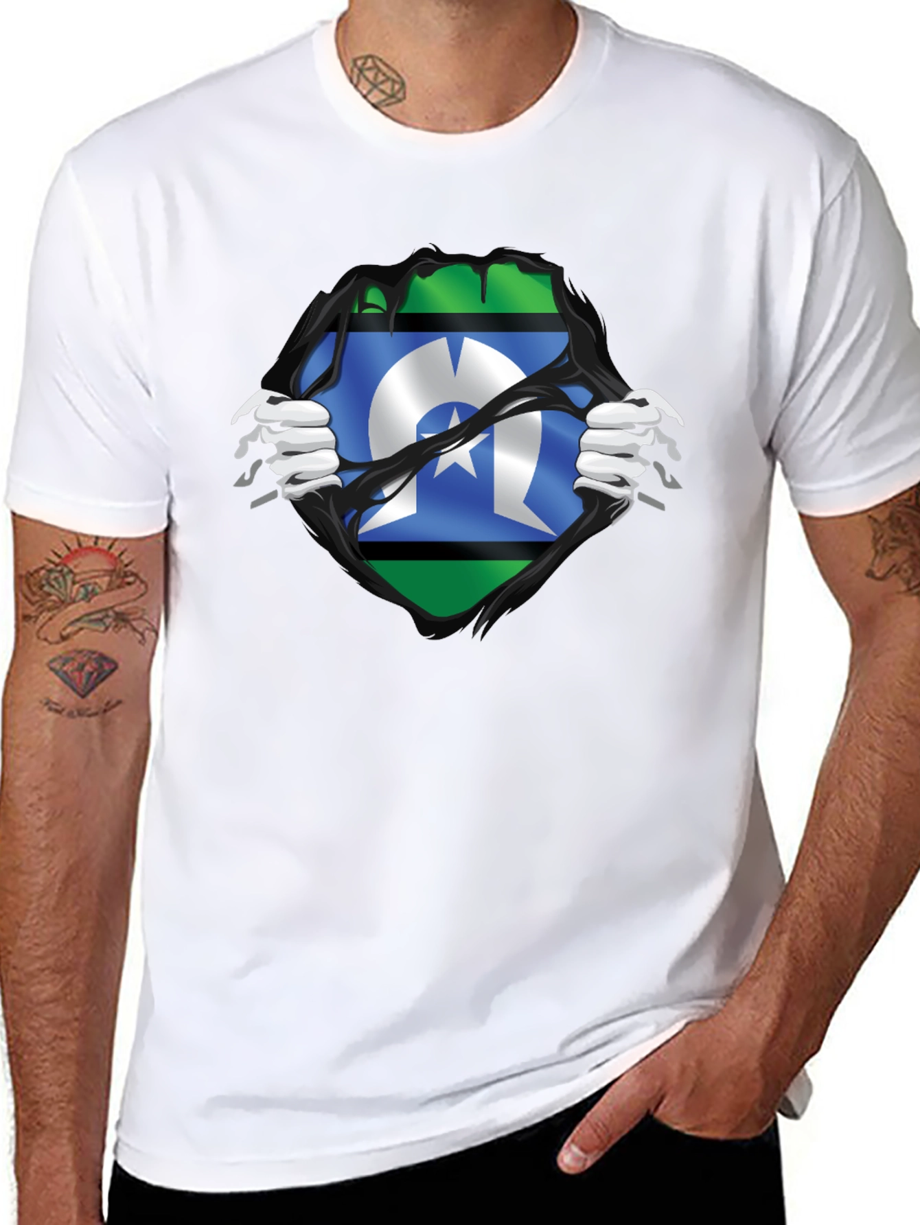 Oklahoma City Flag Graphic Novelty T-Shirt