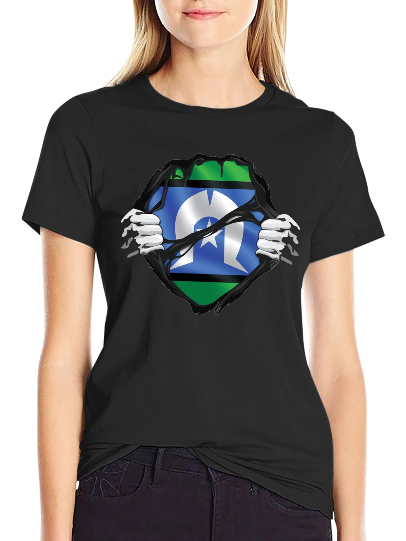 Oklahoma City Flag Graphic Novelty T-Shirt