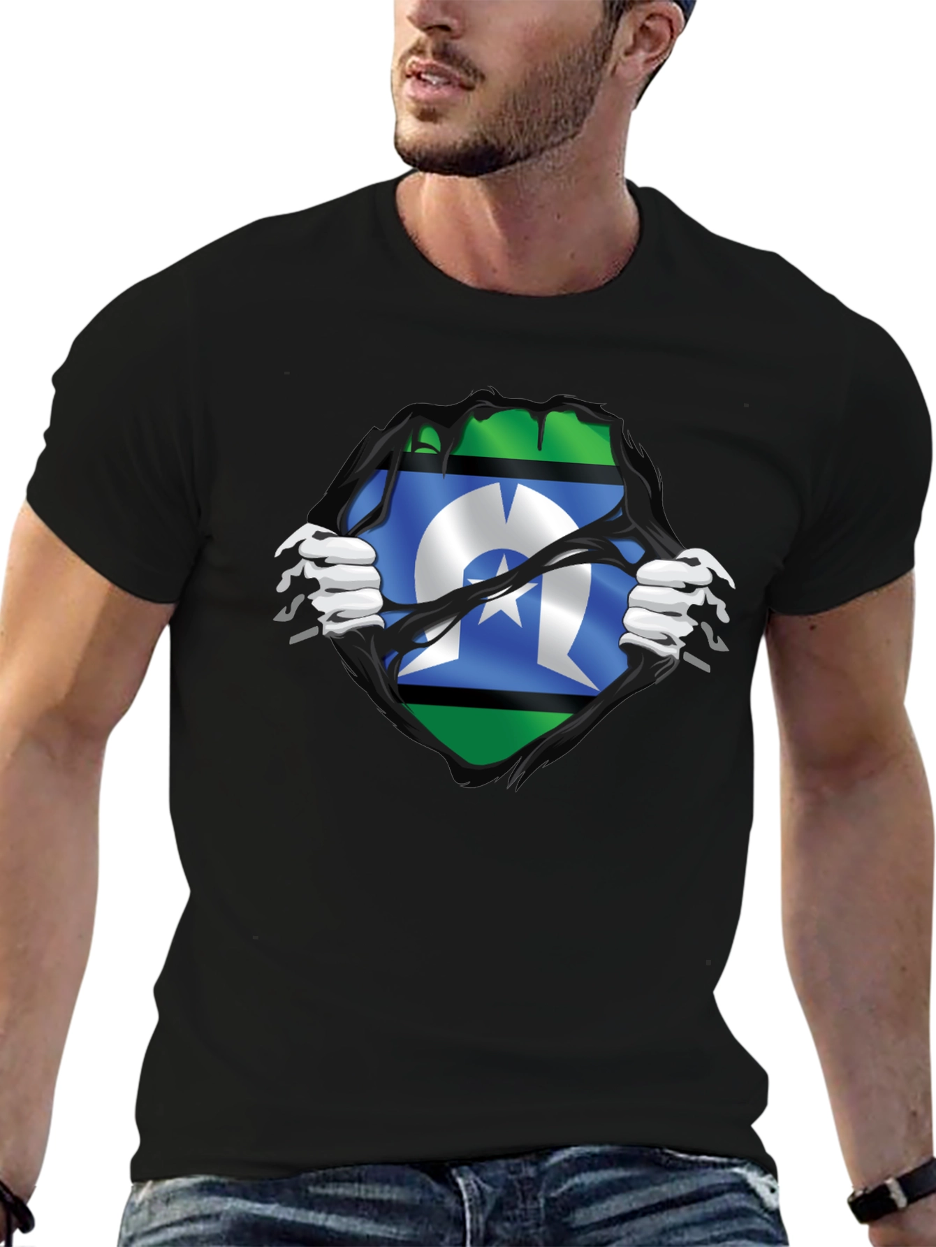 Oklahoma City Flag Graphic Novelty T-Shirt