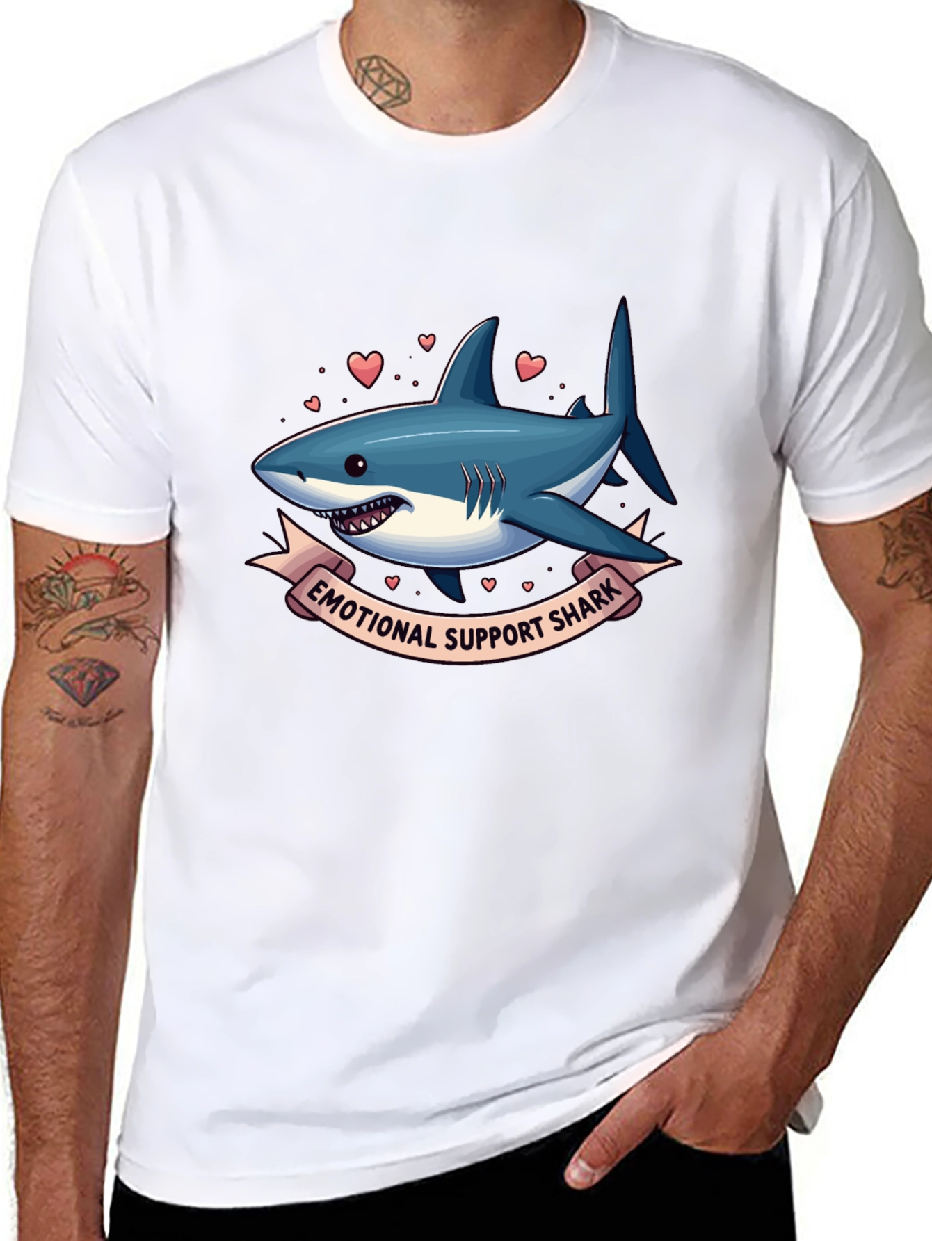 Emotional Support Shark T-Shirt