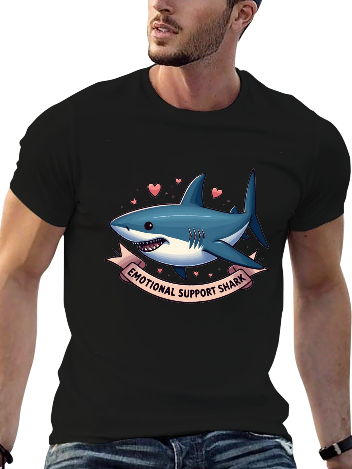 Emotional Support Shark T-Shirt