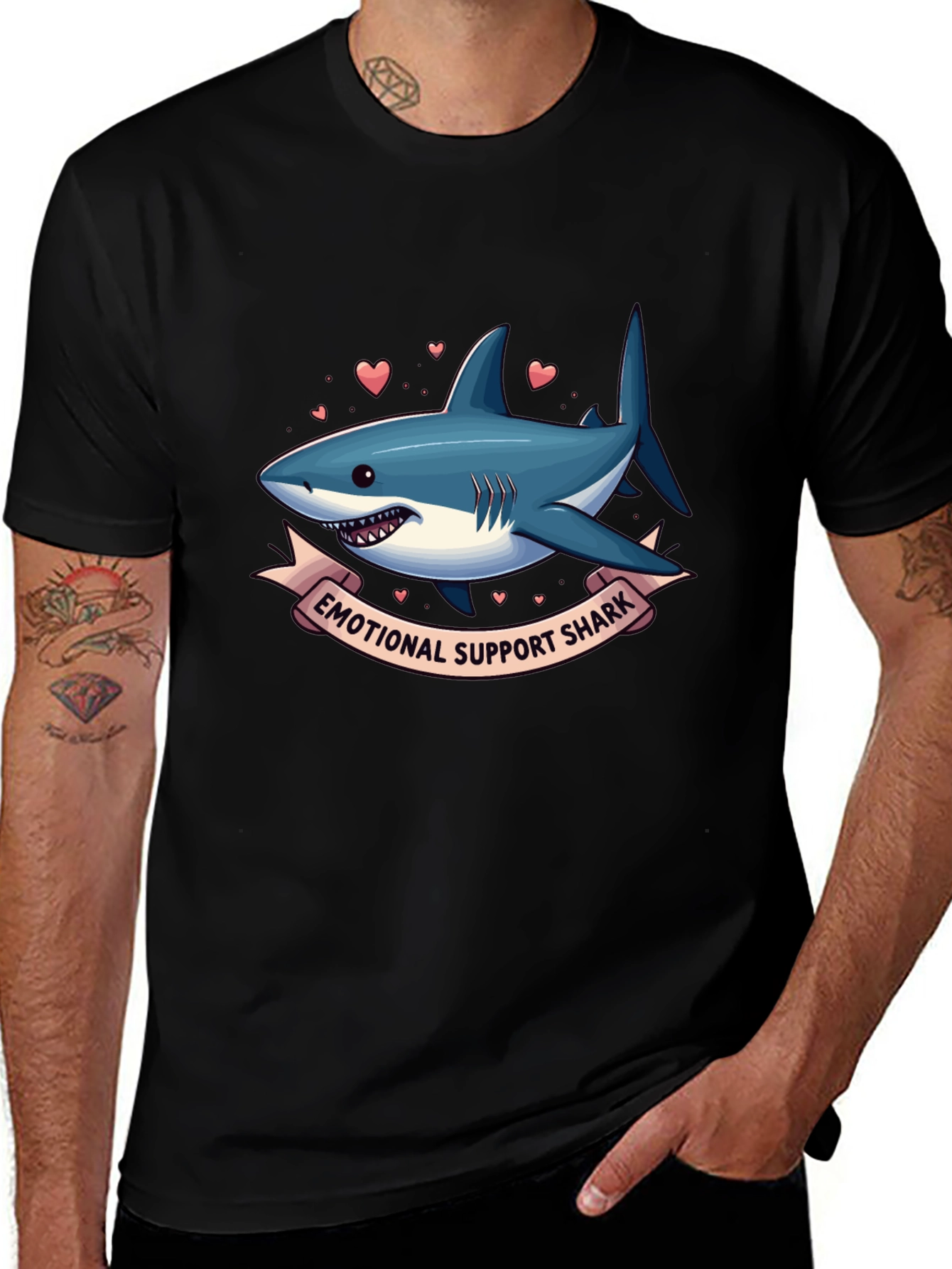 Emotional Support Shark T-Shirt