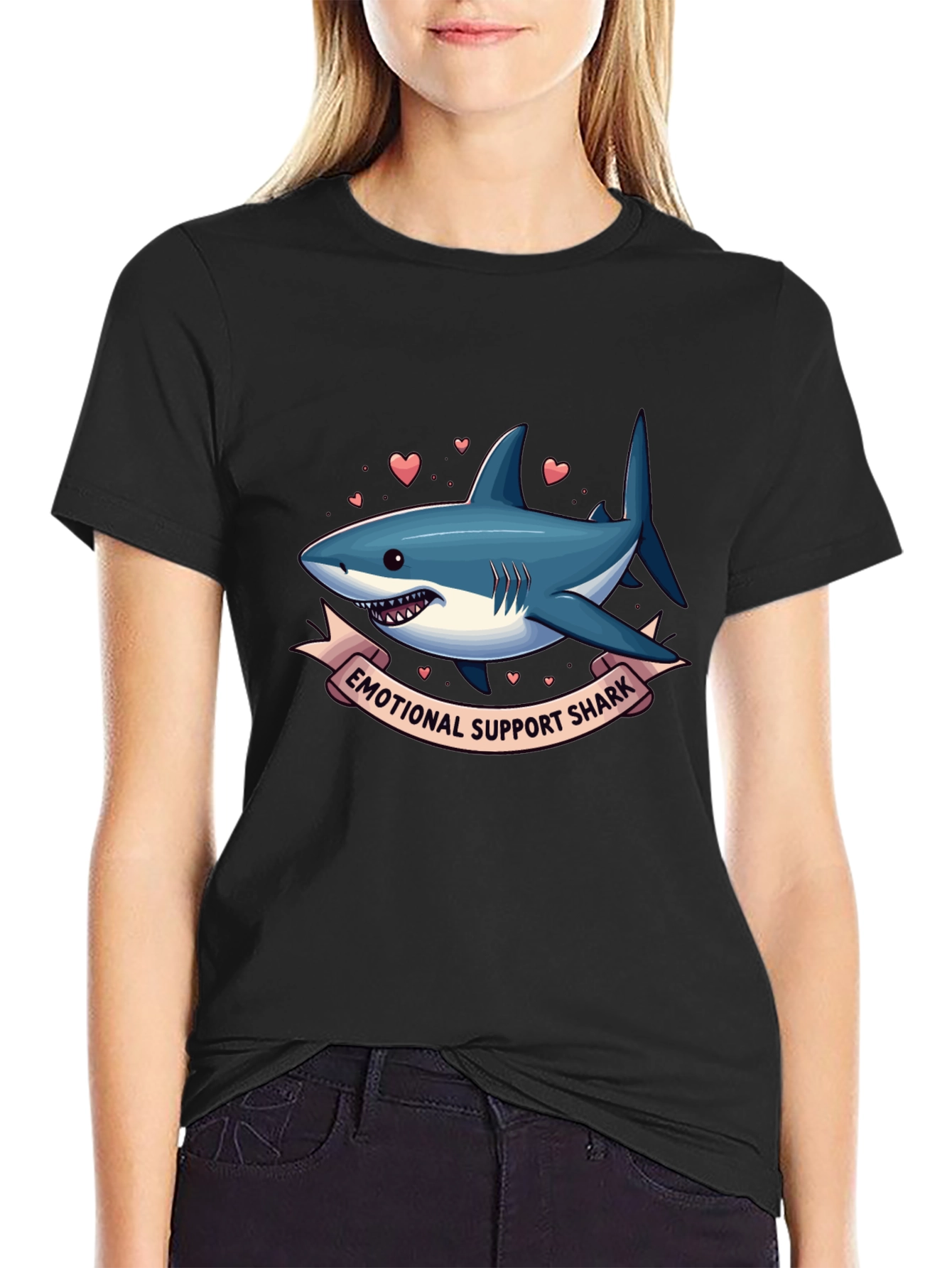 Emotional Support Shark T-Shirt