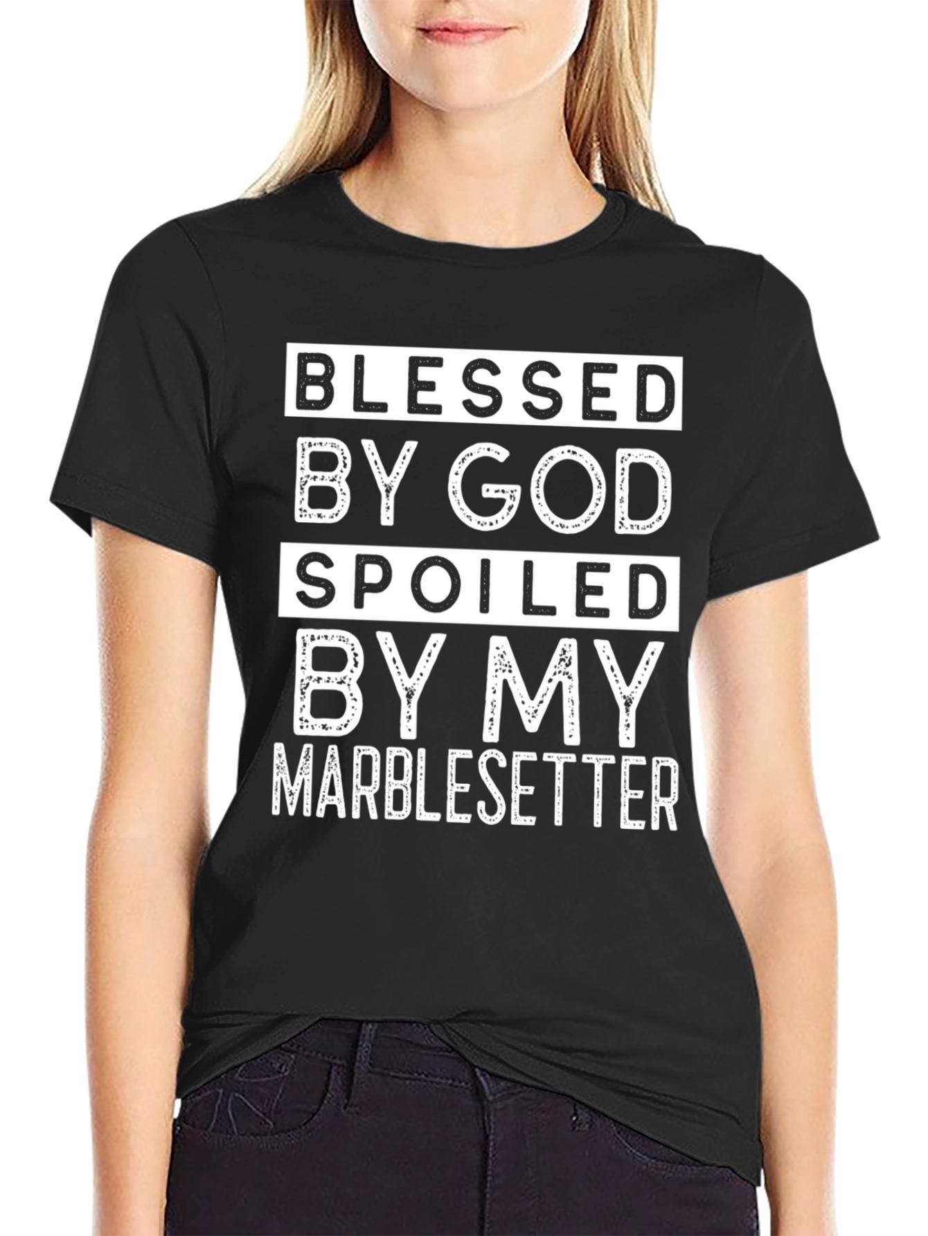 Blessed by God Spoiled by My Marblesetter T-Shirt