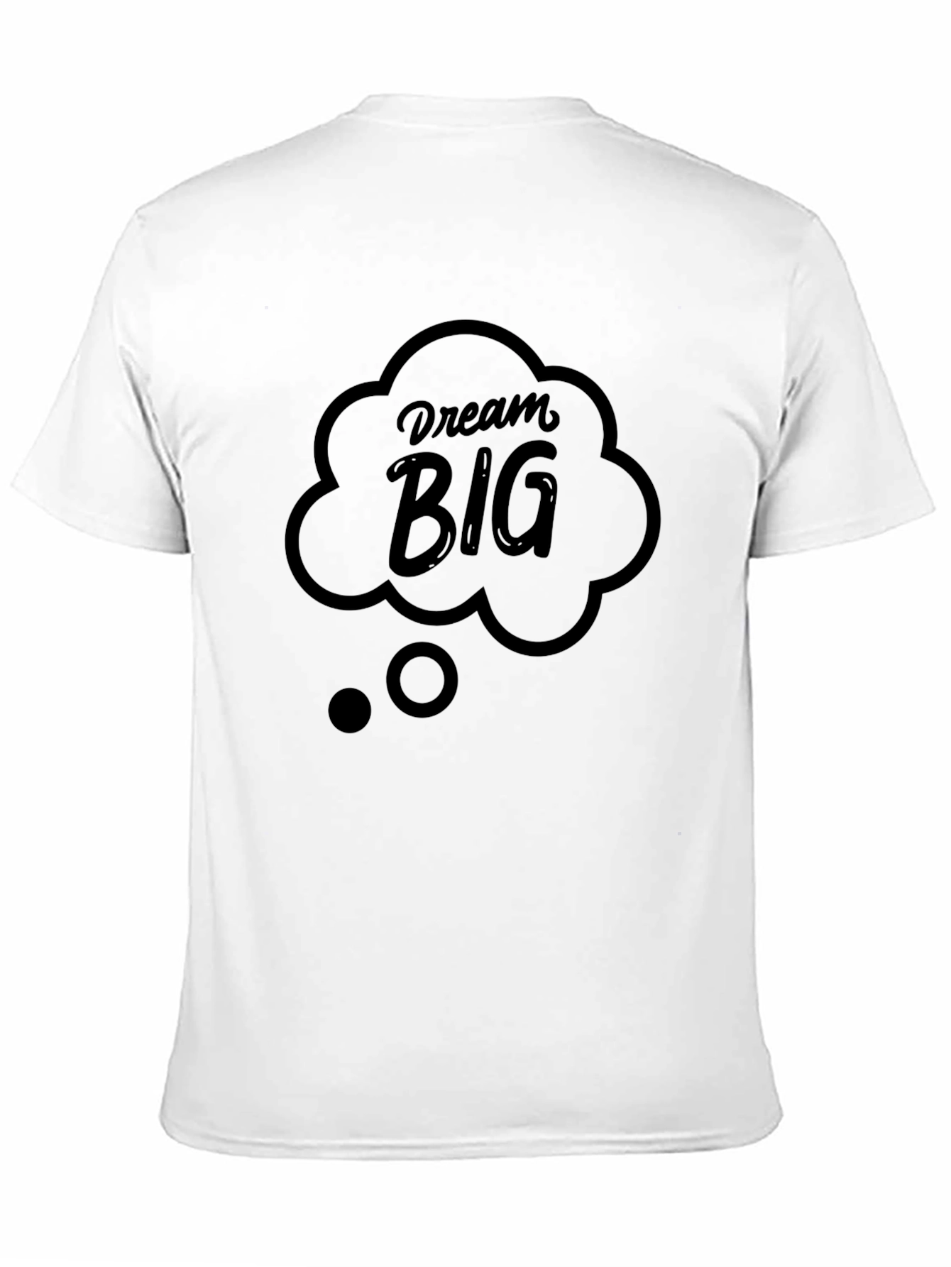 Dream Big Black Graphic Print T-Shirt