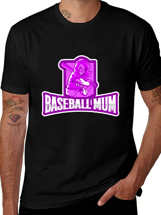 Baseball Mum Graphic T-Shirt
