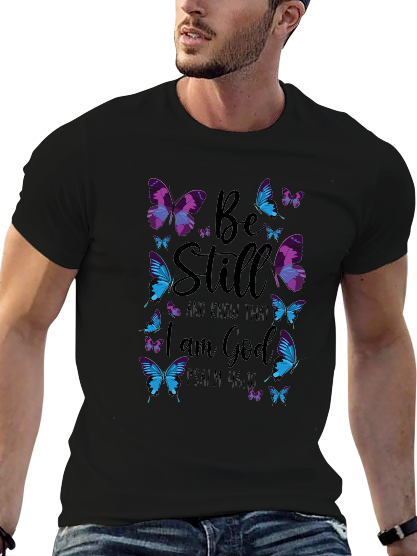 Be Still Butterfly Graphic T-Shirt