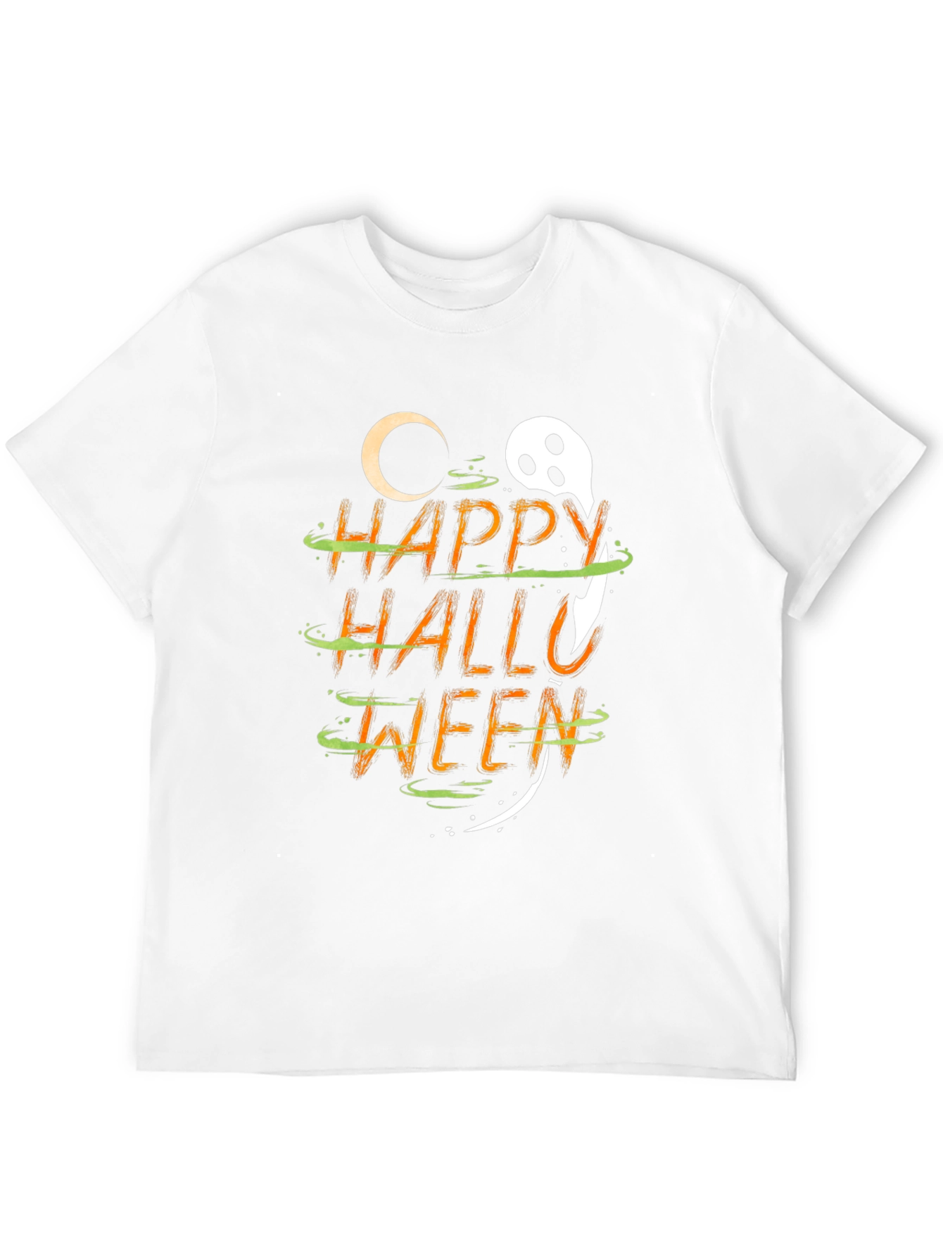 Happy Halloween Graphic T-Shirt - Spooky Season Apparel