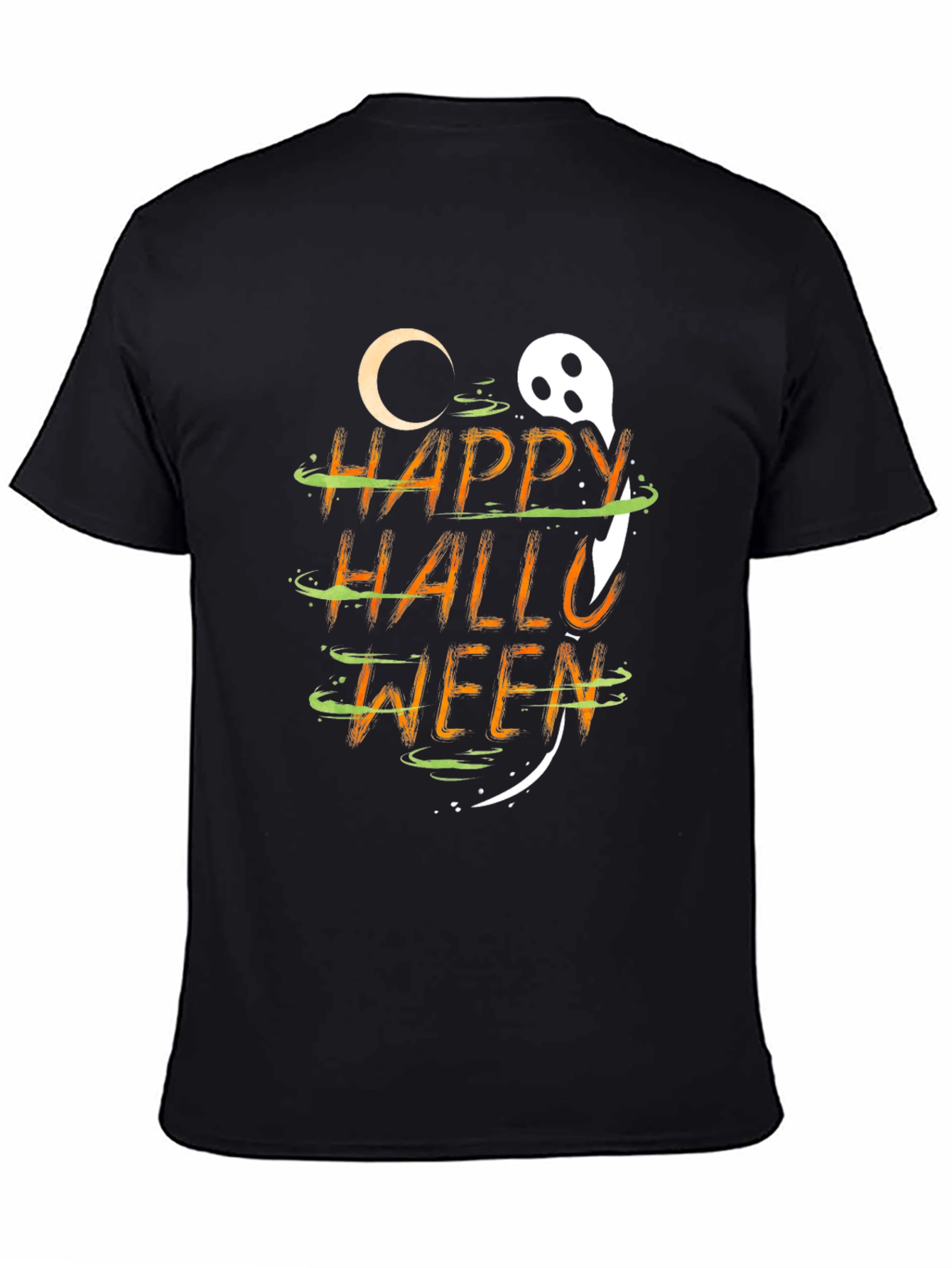 Happy Halloween Graphic T-Shirt - Spooky Season Apparel