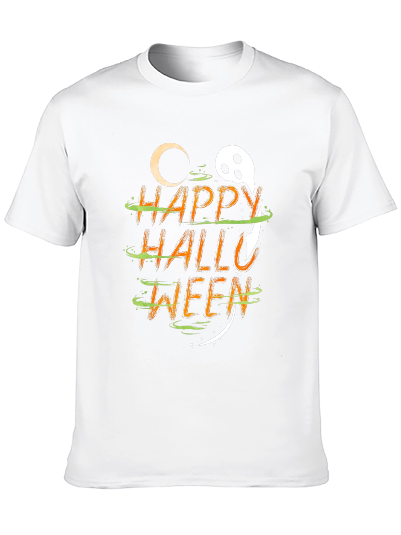 Happy Halloween Graphic T-Shirt - Spooky Season Apparel