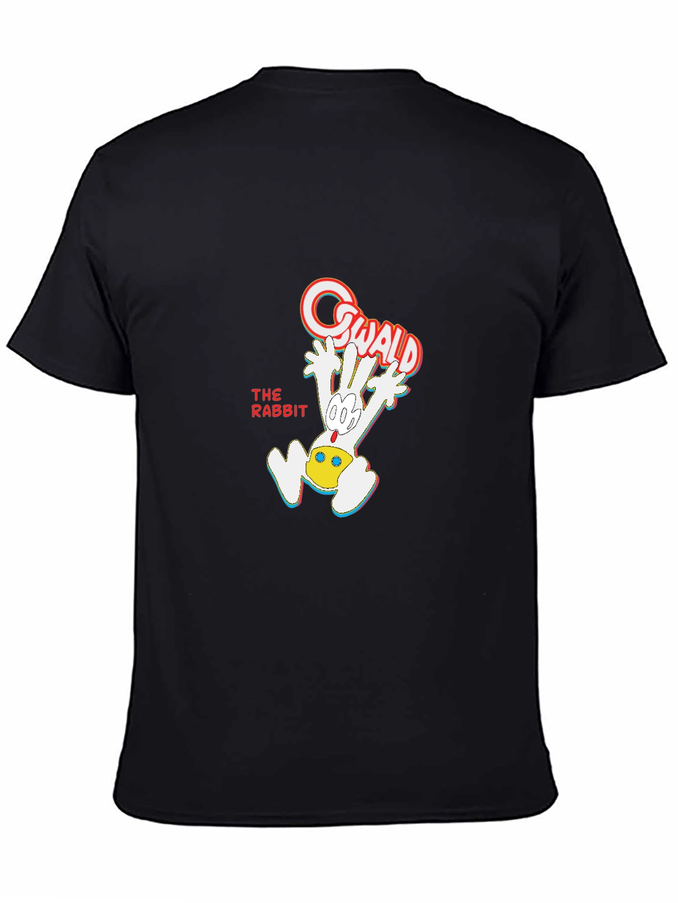 Oswald the Rabbit Black T-Shirt