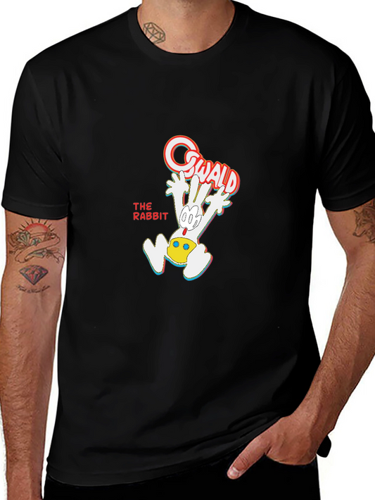 Oswald the Rabbit Black T-Shirt