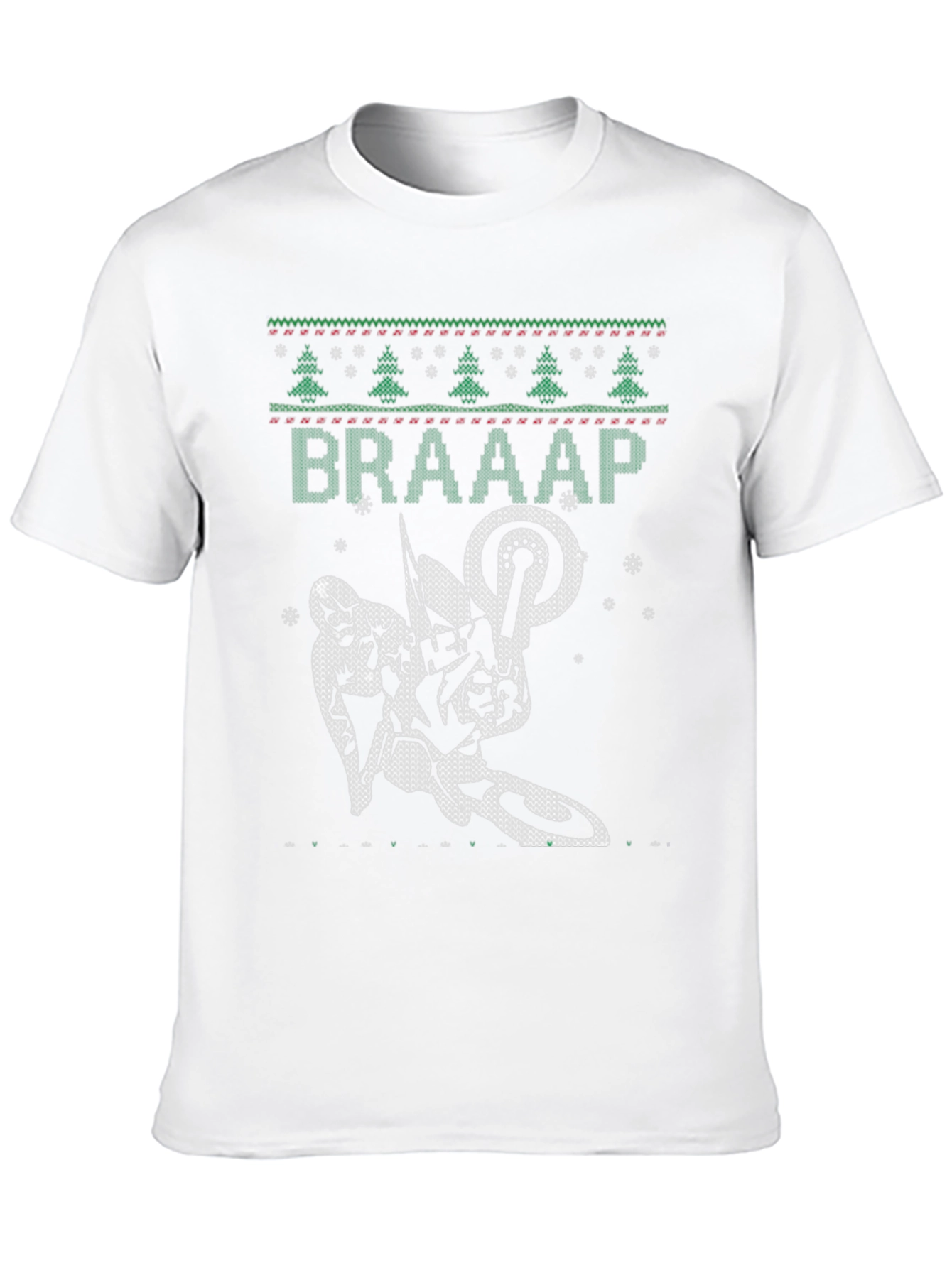 Braaap Motocross Christmas Sweater T-Shirt