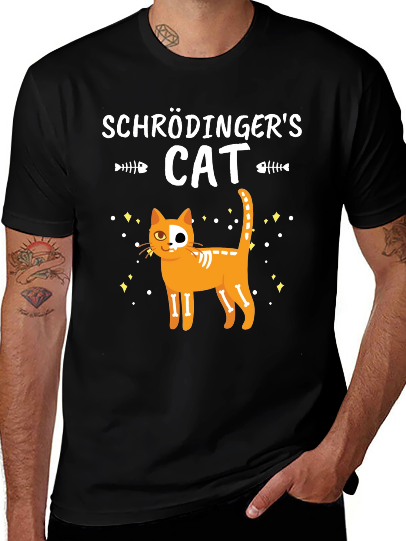 Schrödingers Cat T-Shirt Science Humor Tee