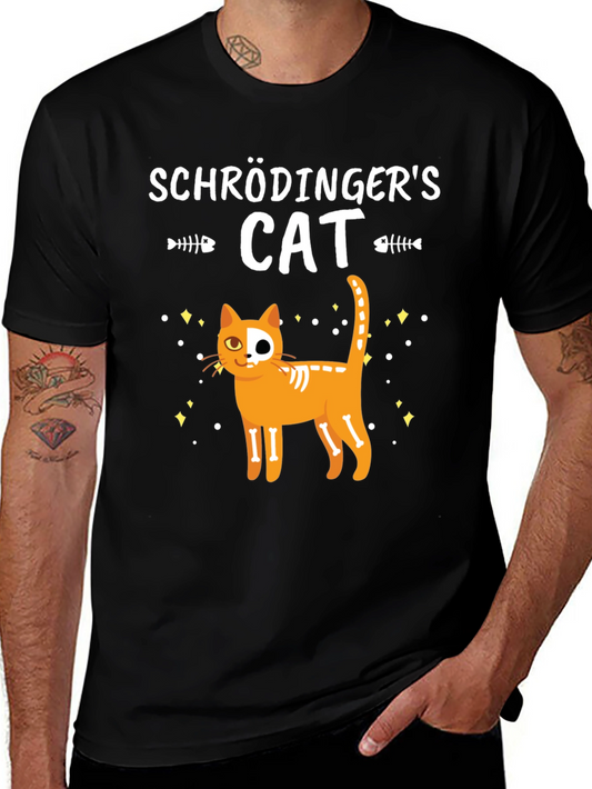 Schrödingers Cat T-Shirt Science Humor Tee
