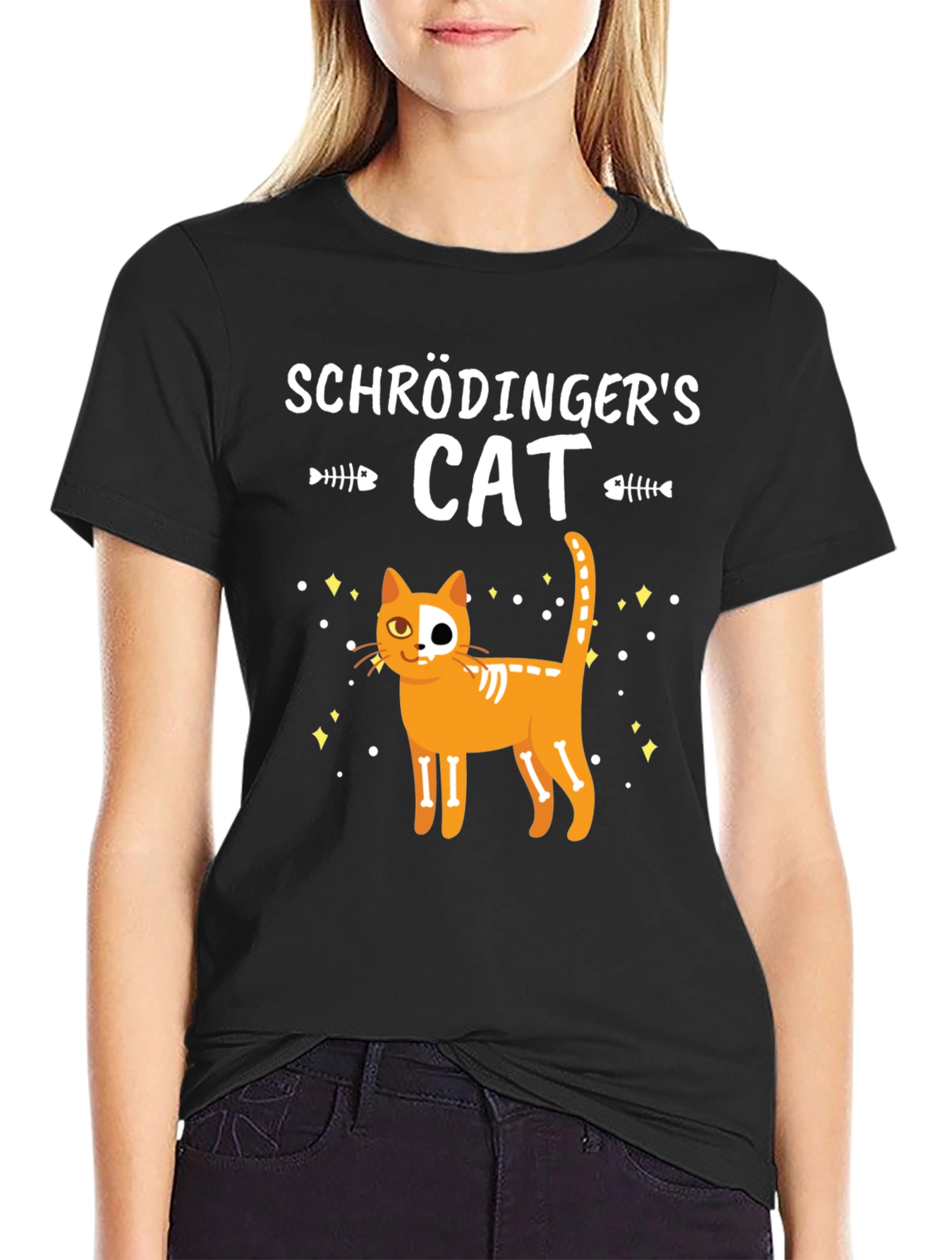 Schrödingers Cat T-Shirt Science Humor Tee