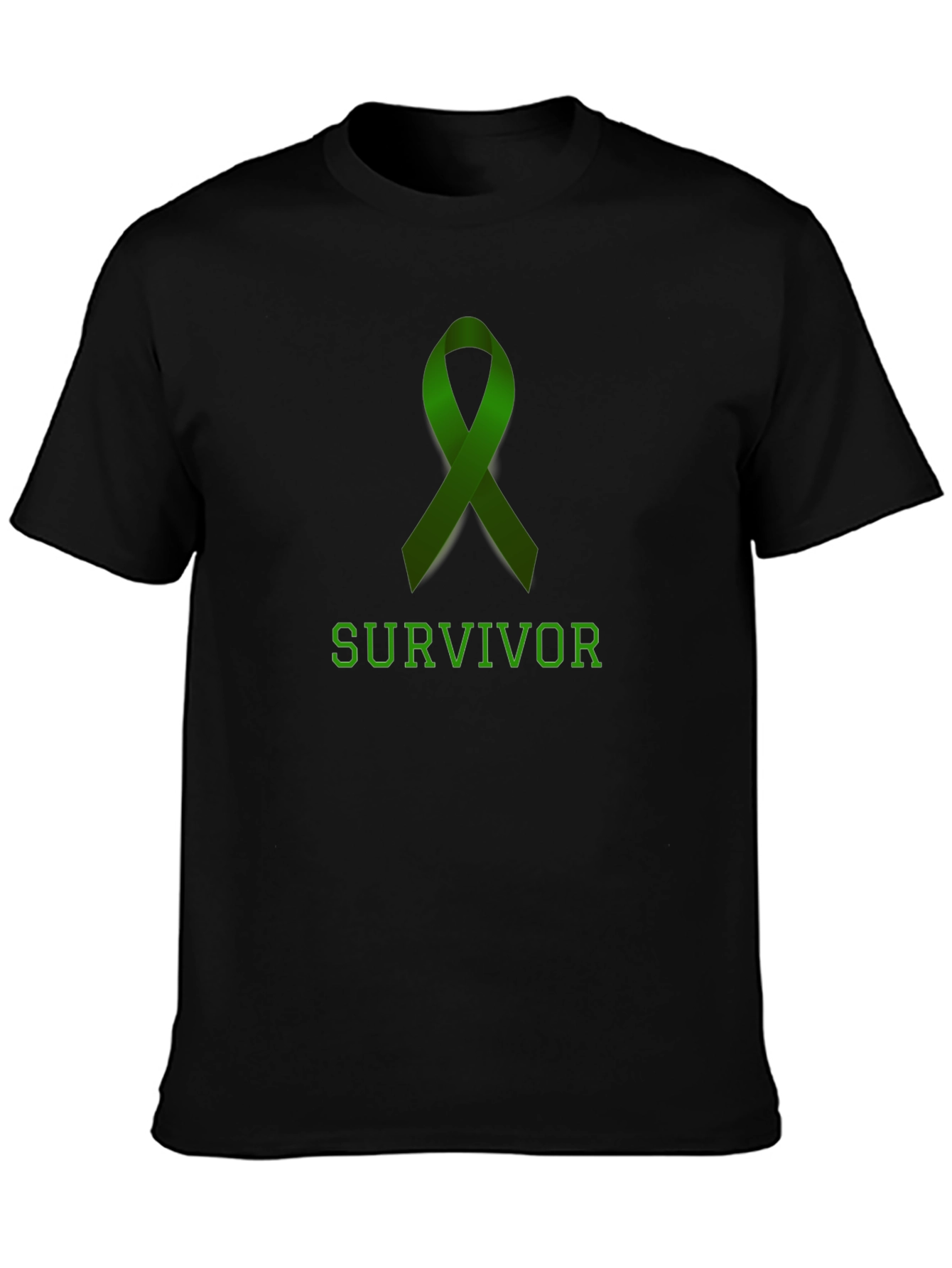 Survivor Ribbon Graphic Tee - Black