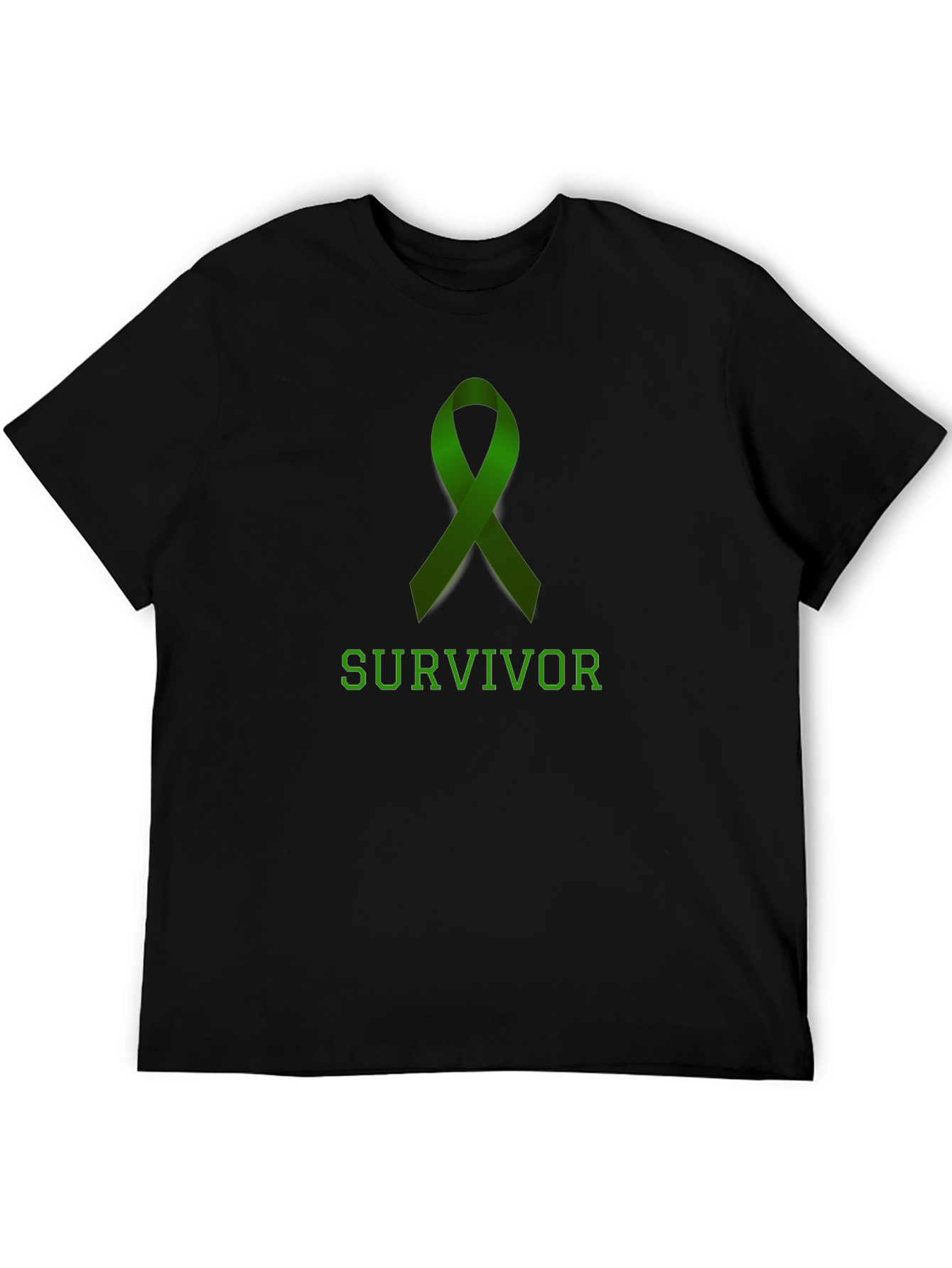 Survivor Ribbon Graphic Tee - Black